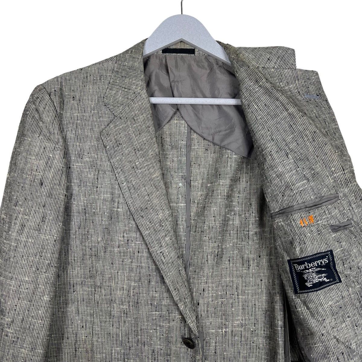 Burberry 🔥 VINTAGE RICH GREY BURBERRY BLAZER Size US M / EU 48-50 / 2 - 10 Thumbnail
