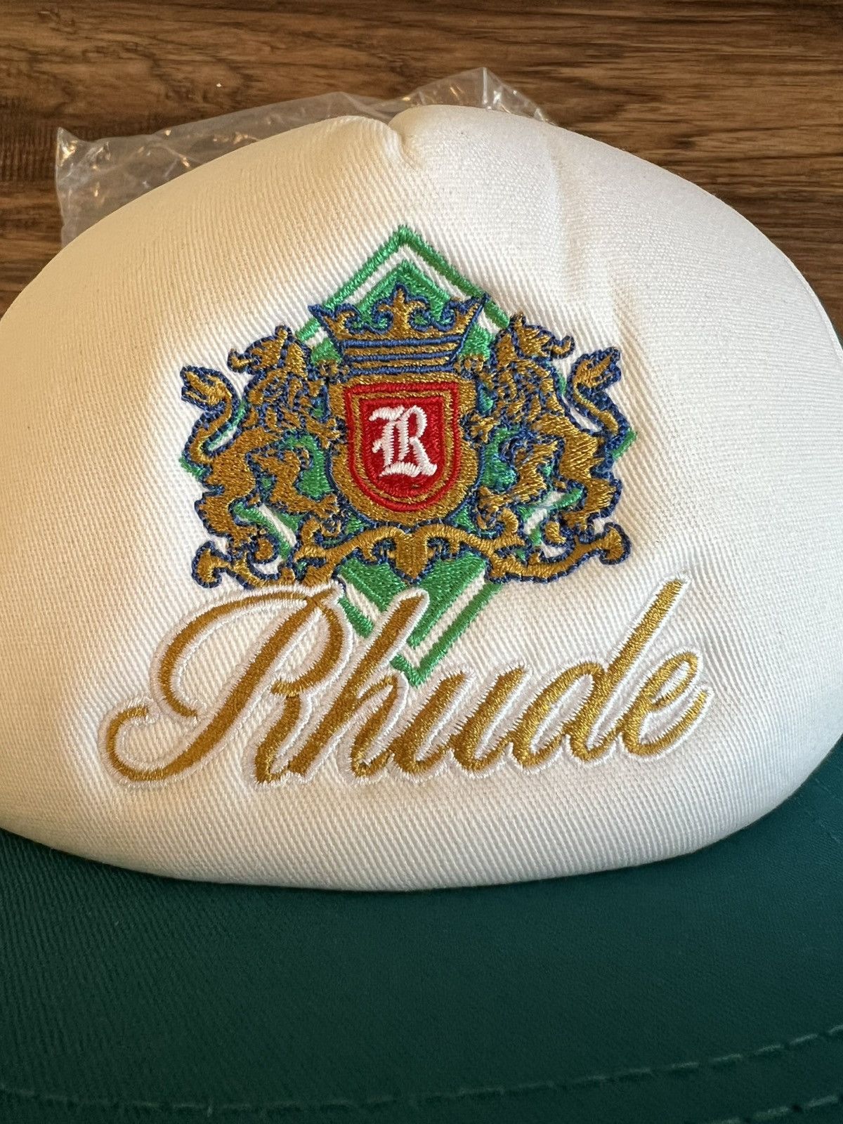 Rhude Rhude Menthol Crest Trucker Hat Size ONE SIZE - 2 Thumbnail