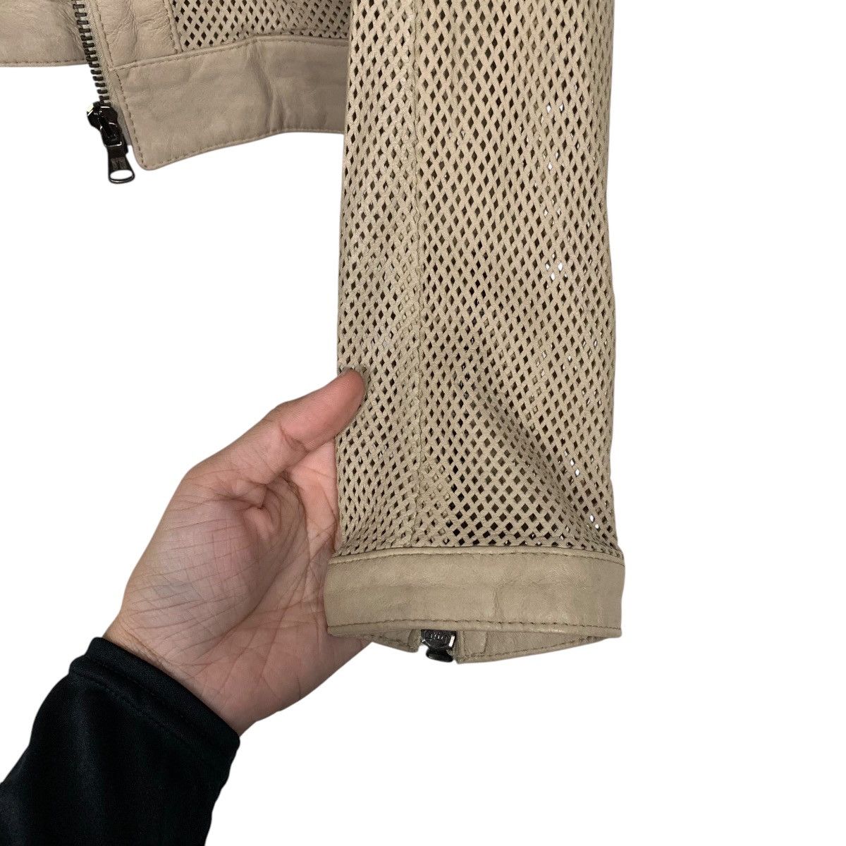 Other Ben' Mbarek See Through Leather Jacket Made In Italy Size XS / US 0-2 / IT 36-38 - 13 Thumbnail