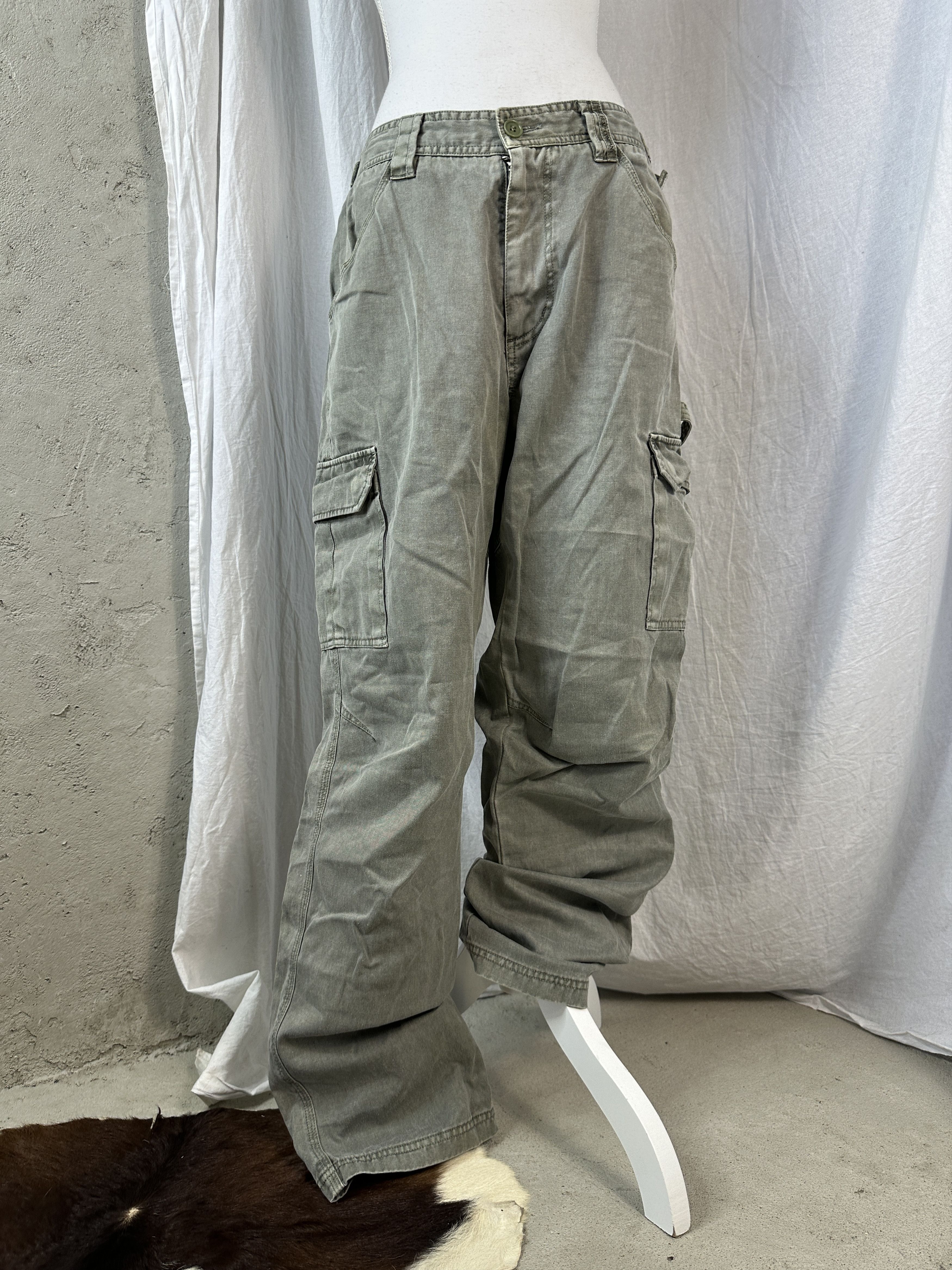 Vintage Vintage Cargo Washed&Faded Pants Size US 32 / EU 48 - 5 Thumbnail