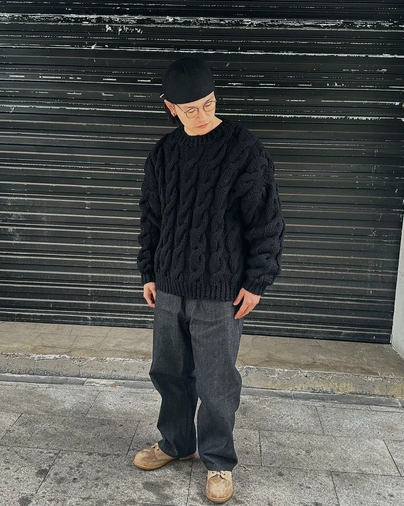 Visvim VisvimVISVIM AMPLUS FISHERMAN HAND-KNIT sweater-2504 Size US L / EU 52-54 / 3 - 6 Thumbnail