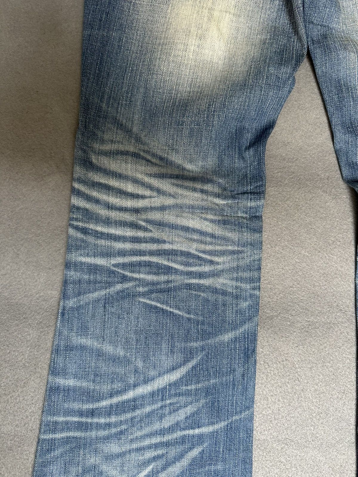 Japanese Brand FLARE Lolita Claw Marks Distressed Denim Size US 29 - 15 Thumbnail