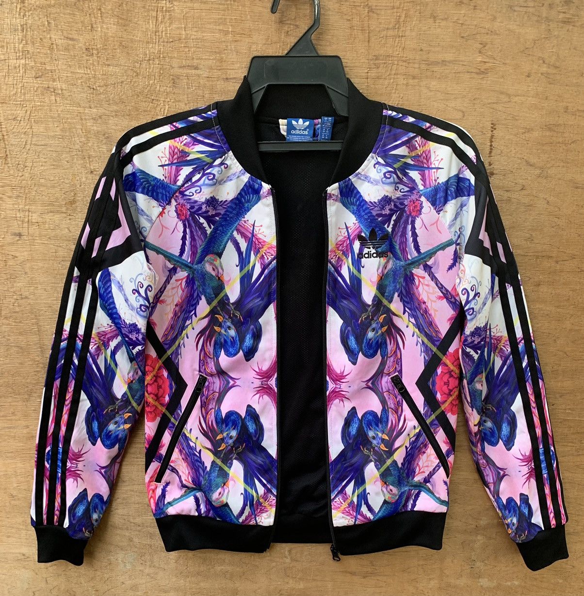 Adidas Adidas Floral Phoenix Full Print Track Jacket Size S / US 4 / IT 40 - 16 Thumbnail