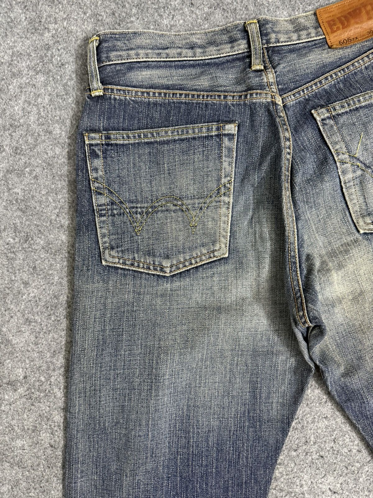 Kapital A14 EDWIN 505ZX SELVEDGE DENIM MUD WASH Size US 29 - 9 Thumbnail
