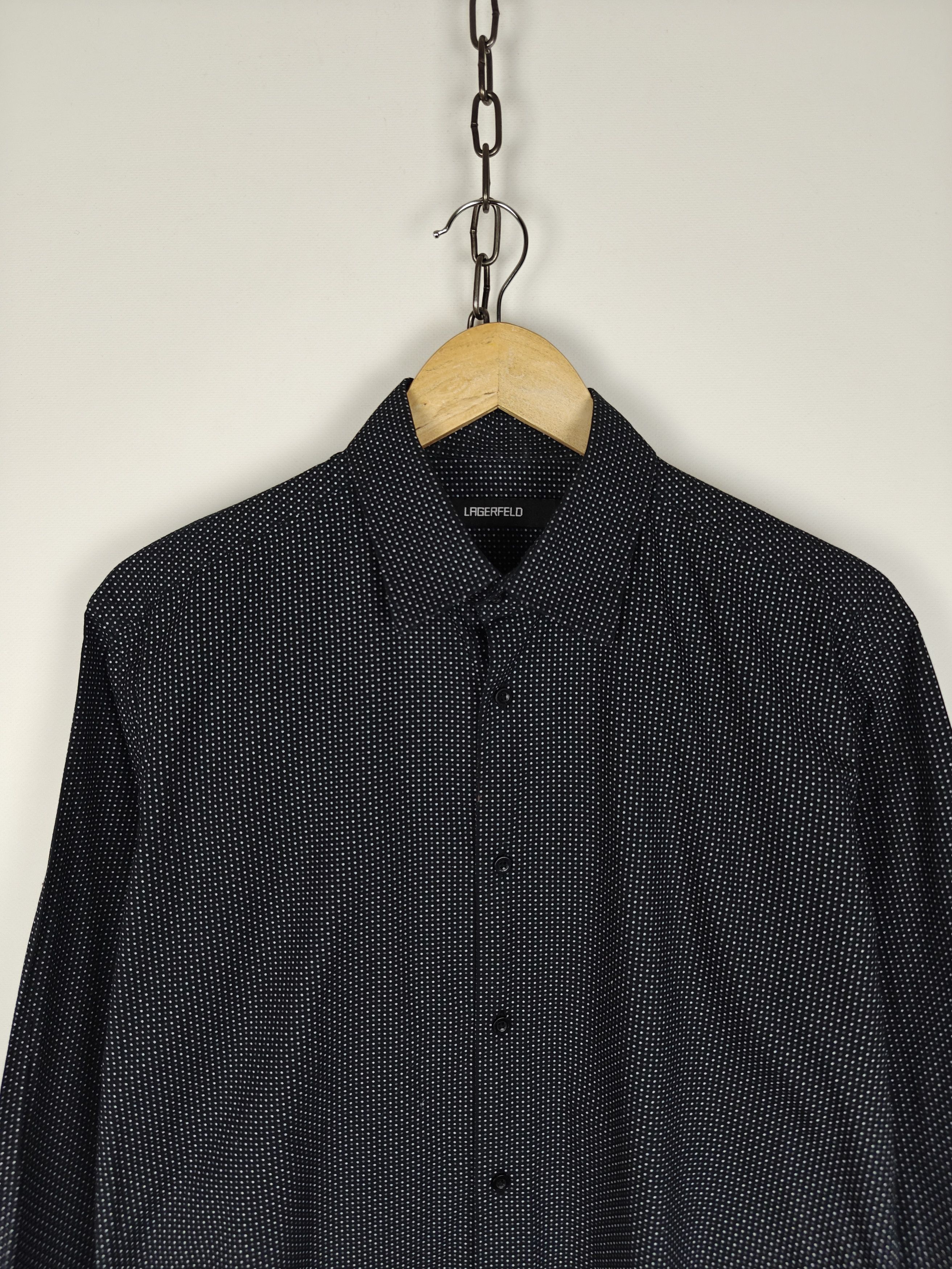 Karl Lagerfeld Karl Lagerfeld Shirt Polka Dot Black size M Size US M / EU 48-50 / 2 - 2 Thumbnail