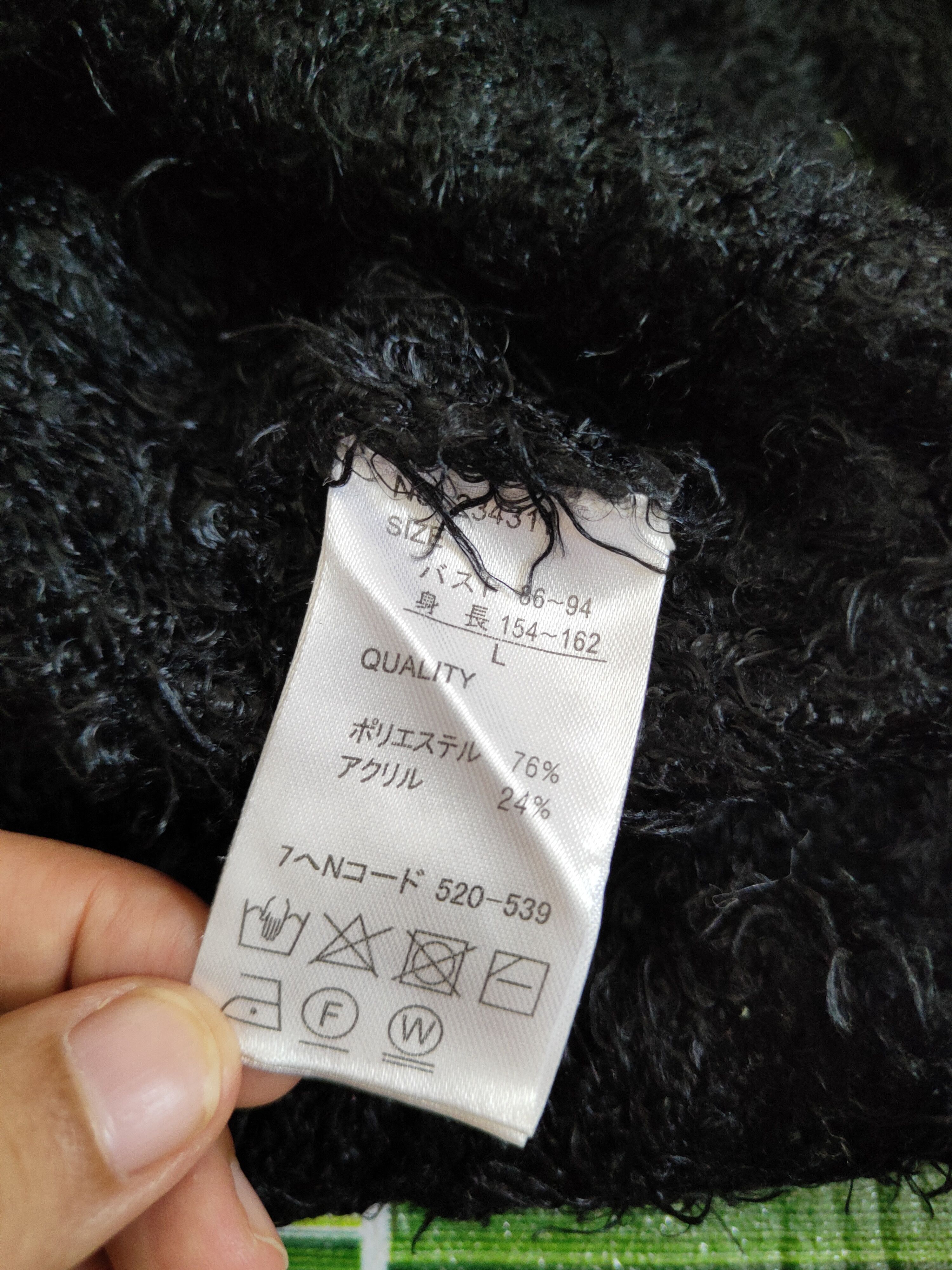 Homespun Knitwear × Japanese Brand Sureve Black White Shag Shaggy Fur Mohair Knitwear #S2024 Size L / US 10 / IT 46 - 11 Thumbnail