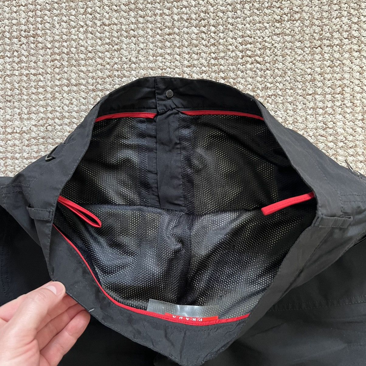 Prada Prada vintage early 2000 gore-tex black pants Size US 32 / EU 48 - 18 Thumbnail