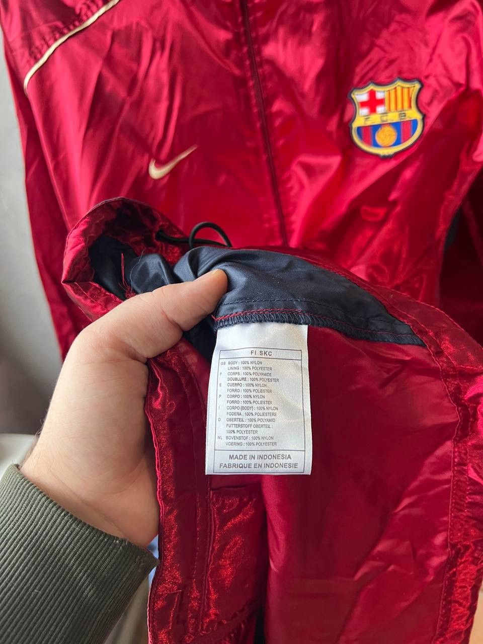 Nike 2001/2002 RARE BARCELONA FC NIKE DRILL TRACK TOP JACKET XXL Size US XXL / EU 58 / 5 - 7 Thumbnail