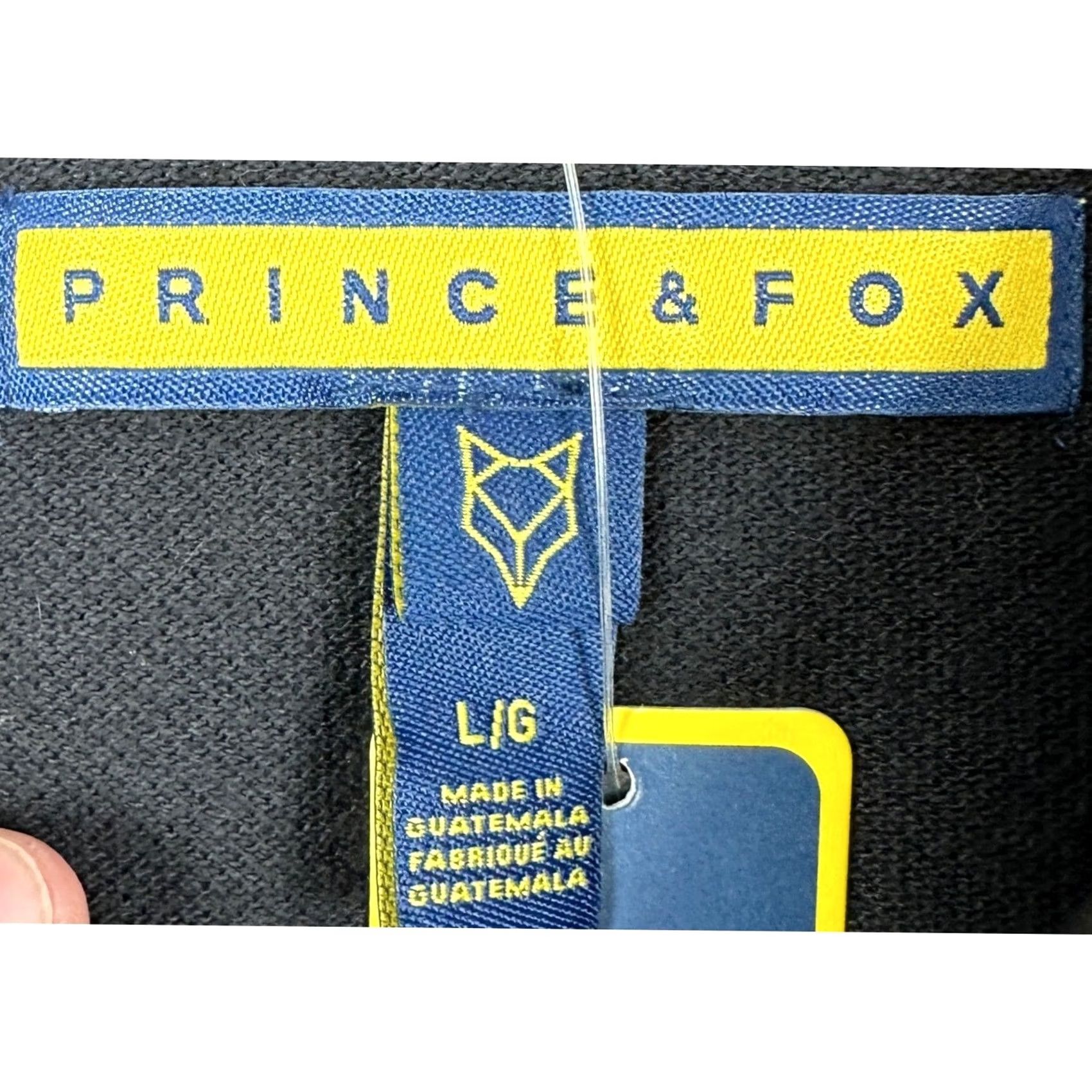 Prince Prince Fox Polo Shirt Mens Large Black Short Sleeve Rugby Outdoor NEW Size US L / EU 52-54 / 3 - 4 Thumbnail