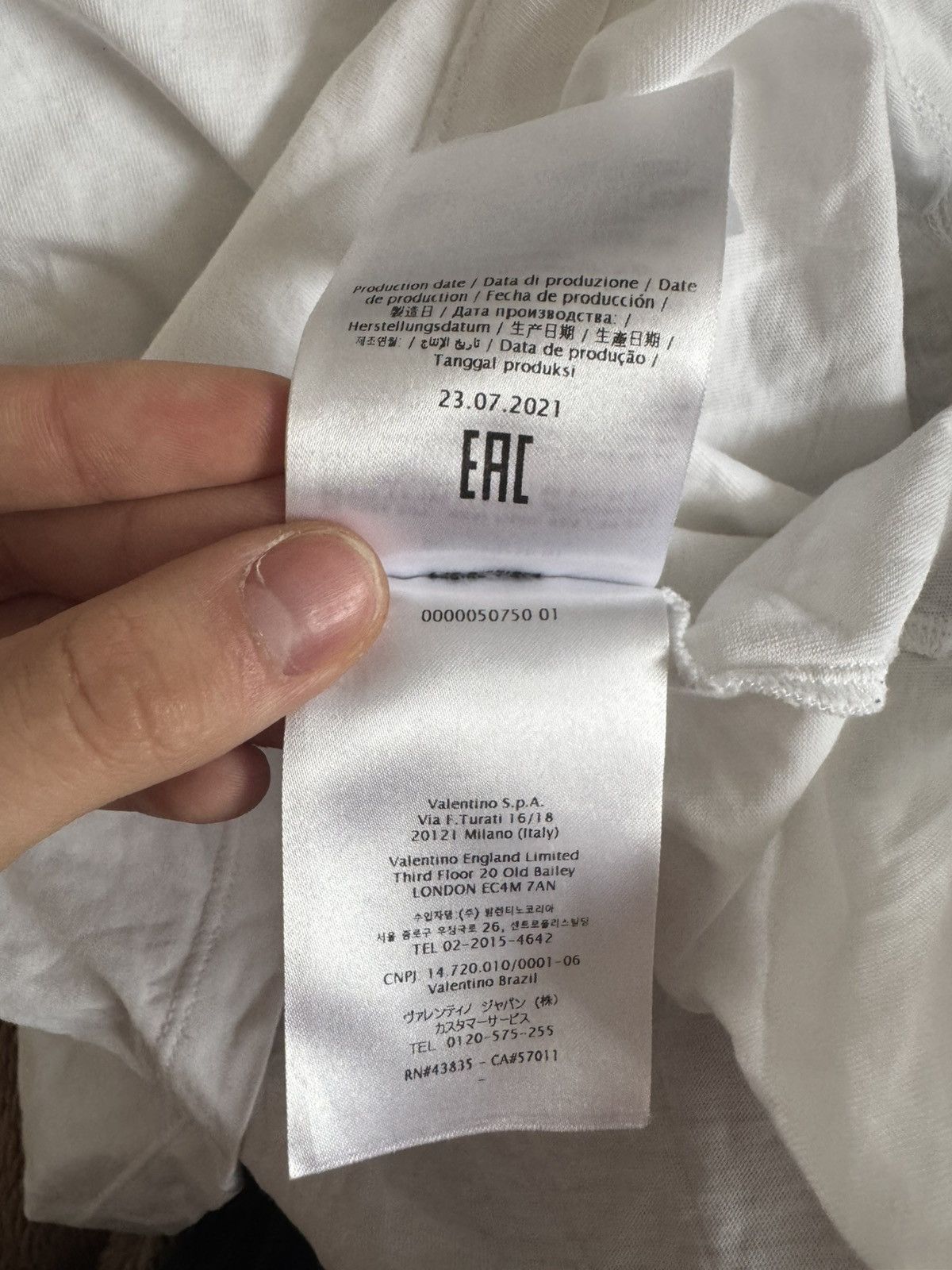 Valentino Valentino T-shirt Big logo Luxury Size XS / US 0-2 / IT 36-38 - 6 Thumbnail