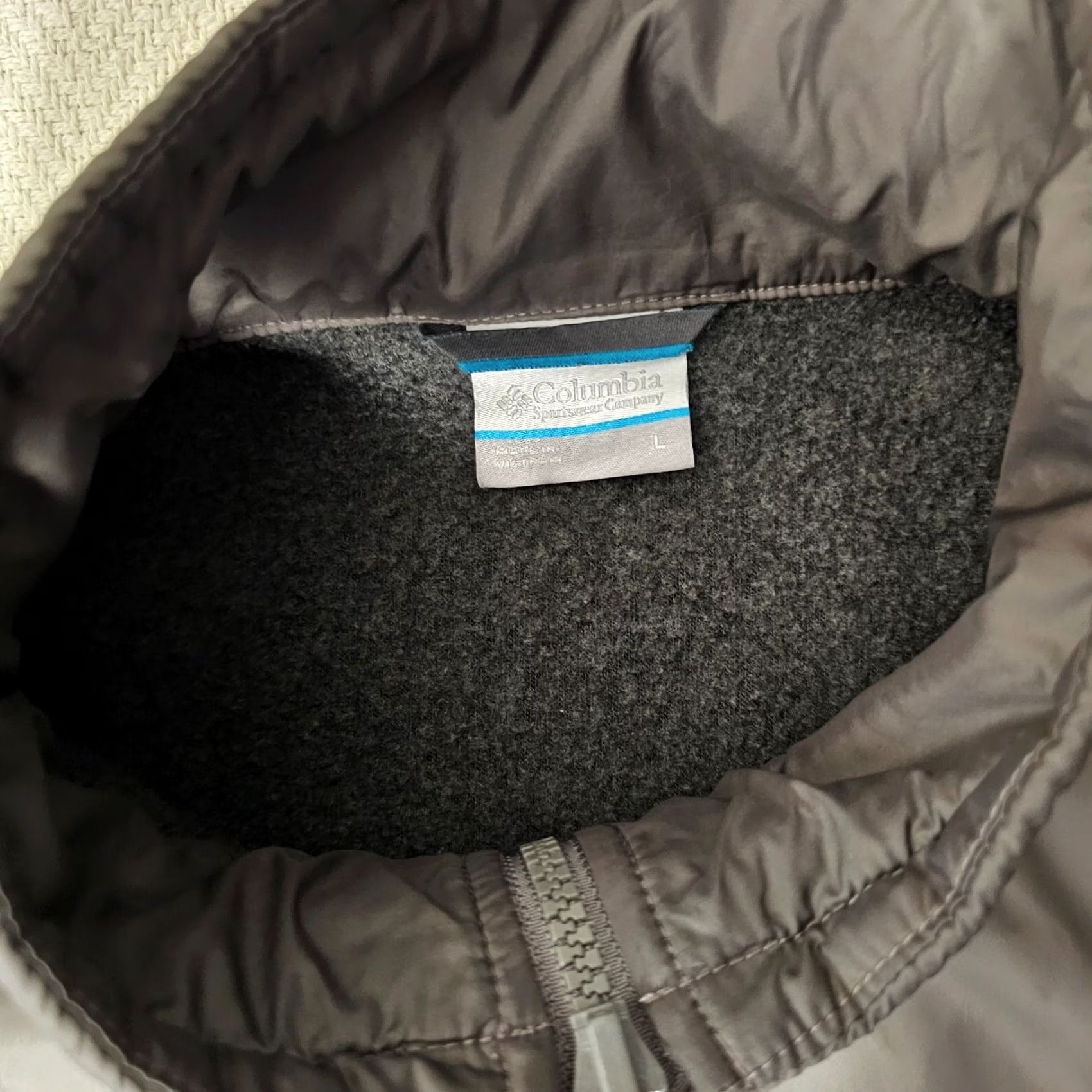 Vintage Columbia Fleece Jacket Coat Two Tone Full Zip Up Mens L Gray Dark Gray Size US L / EU 52-54 / 3 - 2 Thumbnail