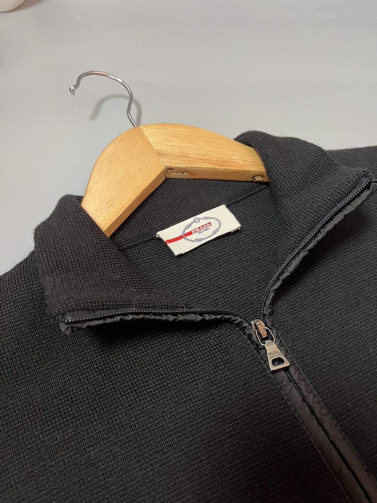 Prada Prada sport vintage technical knit zip up cardigan jacket Size M / US 6-8 / IT 42-44 - 4 Thumbnail