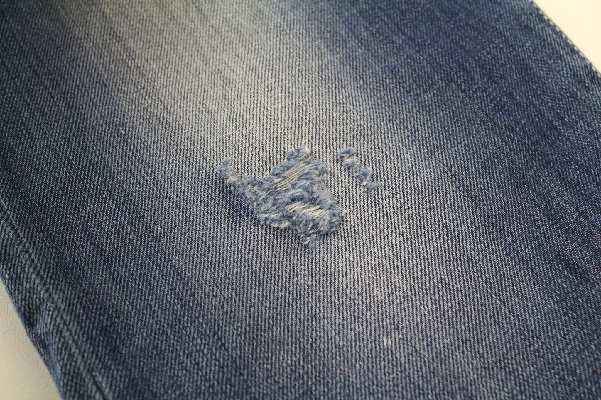 Takeshy Kurosawa TK08 W32 Blue Distressed Slim Button Jeans 75057 Size US 32 / EU 48 - 11 Thumbnail