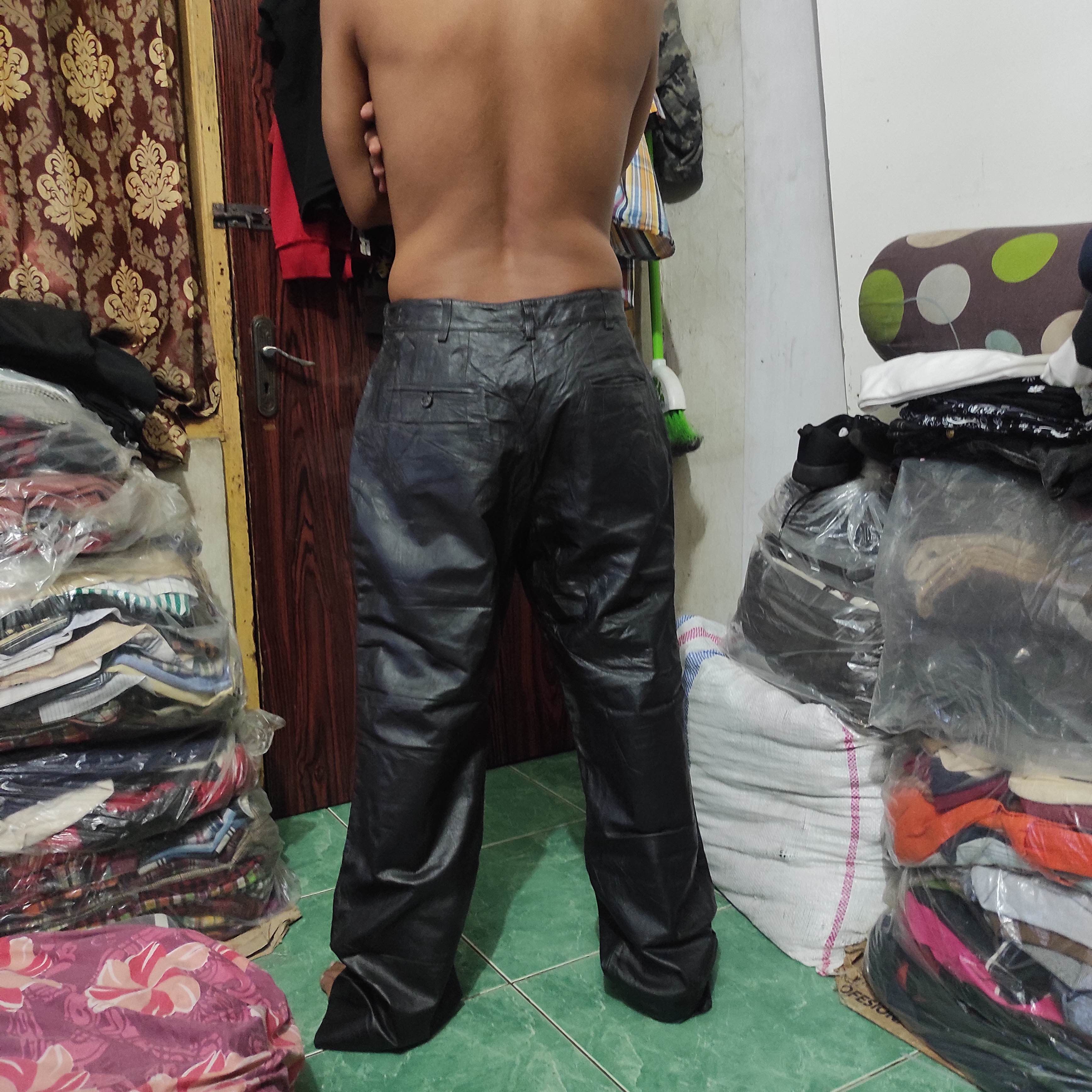 Firenze Vintage Zanobetti Firenze Italy Leather Pants Size US 30 / EU 46 - 18 Thumbnail