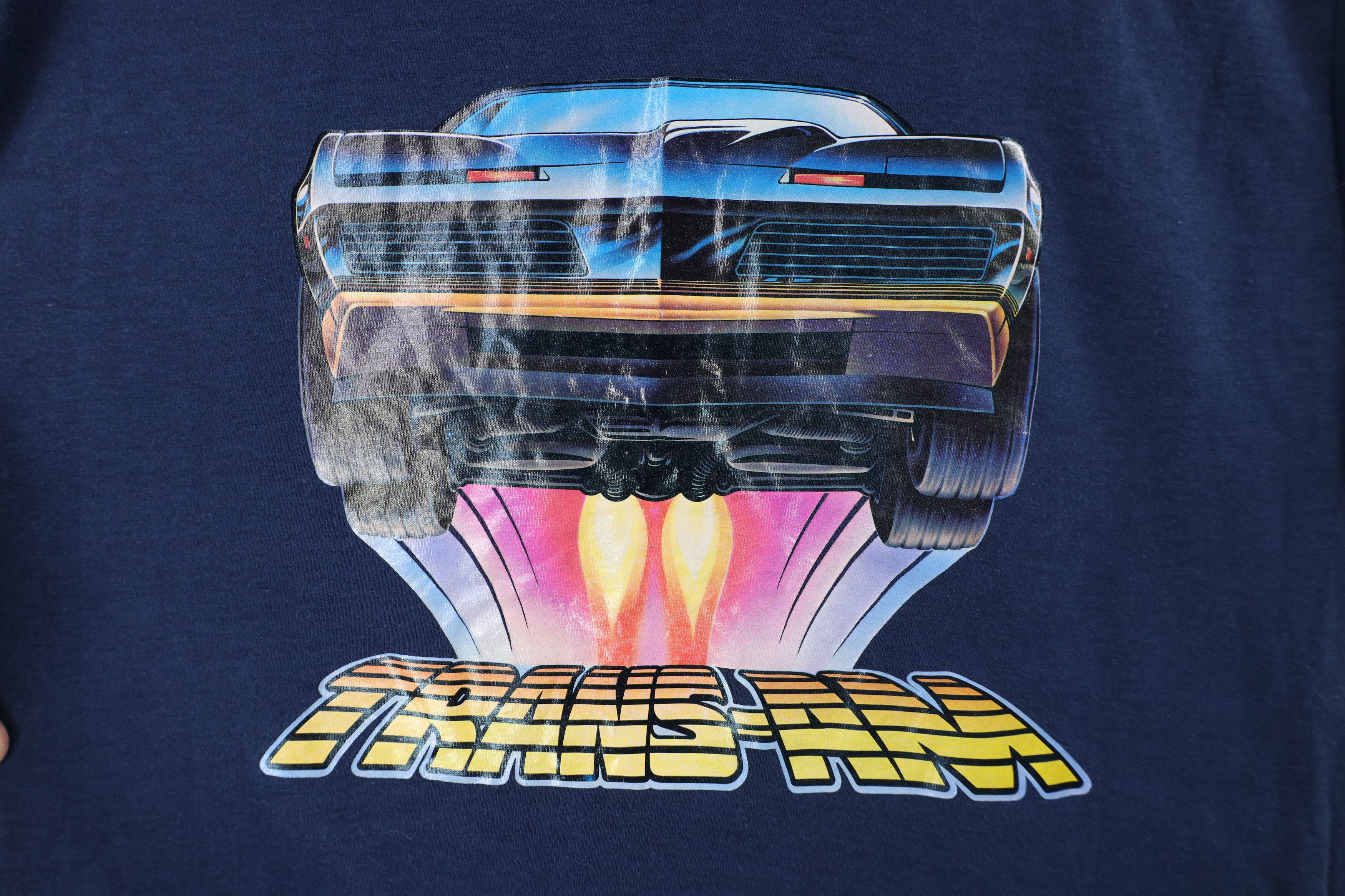 Vintage Vintage 70s 80s Spell Pontiac Firebird Trans Am T-Shirt USA Size US L / EU 52-54 / 3 - 4 Thumbnail