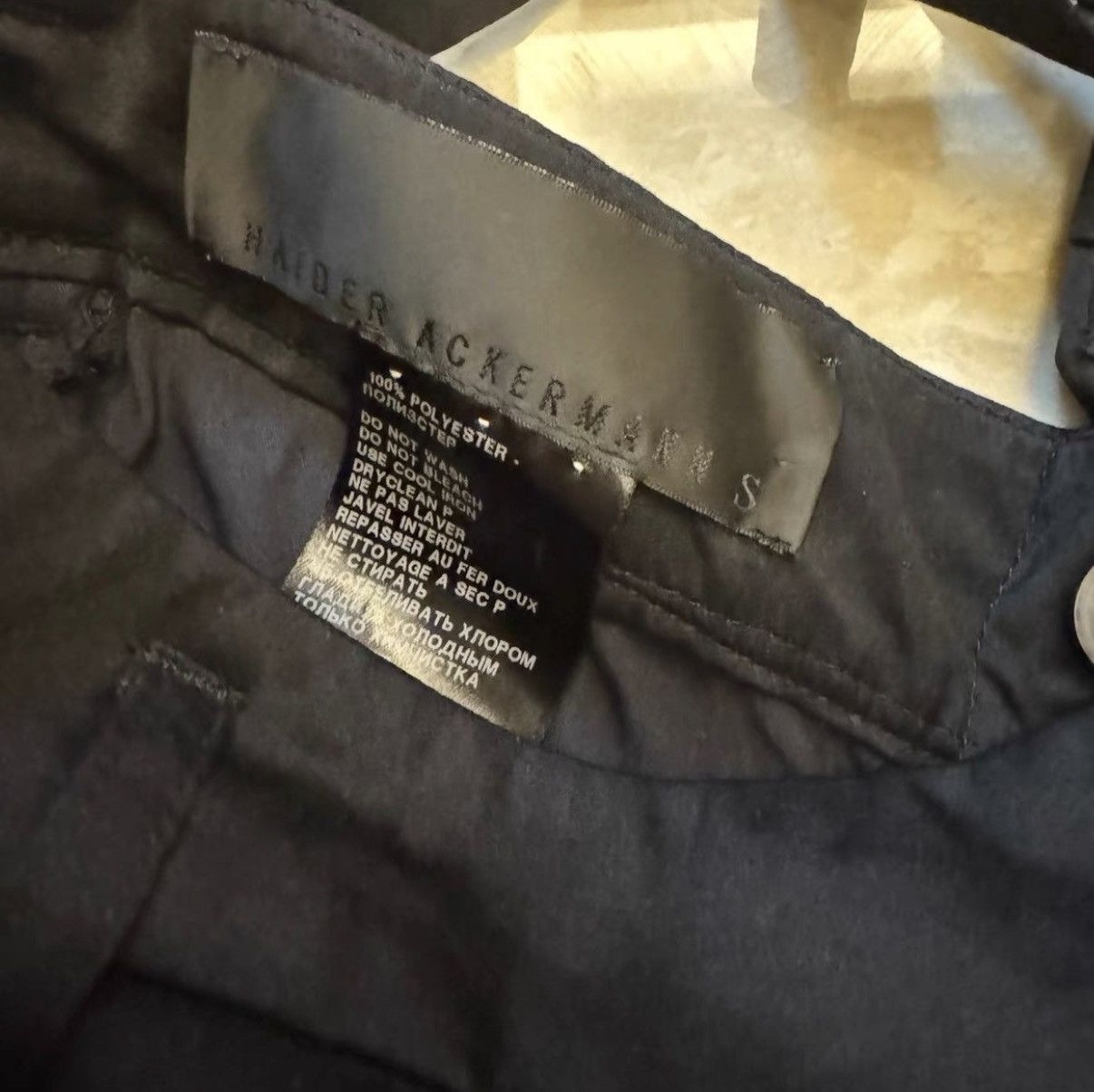 Haider Ackermann Haider Ackermann Ultra Low-Crotch Drawstring Pants Size US 32 / EU 48 - 2 Thumbnail