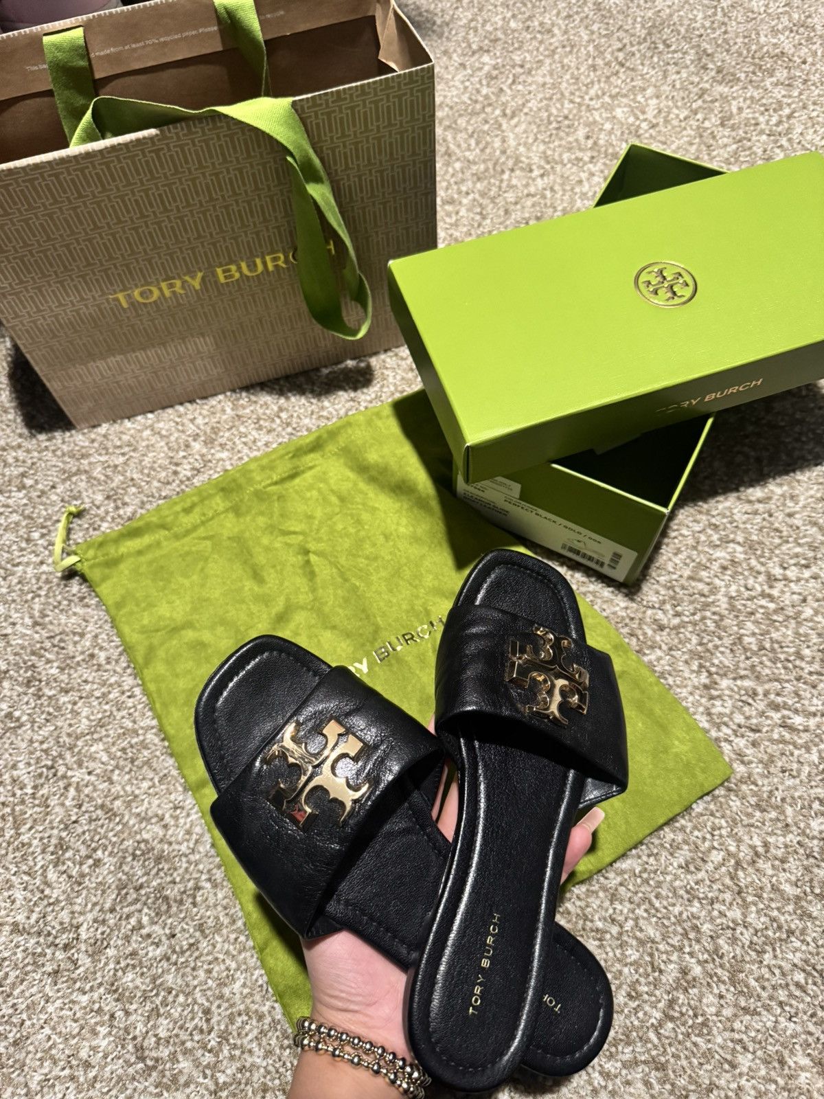 Tory Burch Tory Burch Eleanor Sandals Size US 7 / IT 37 - 1 Thumbnail