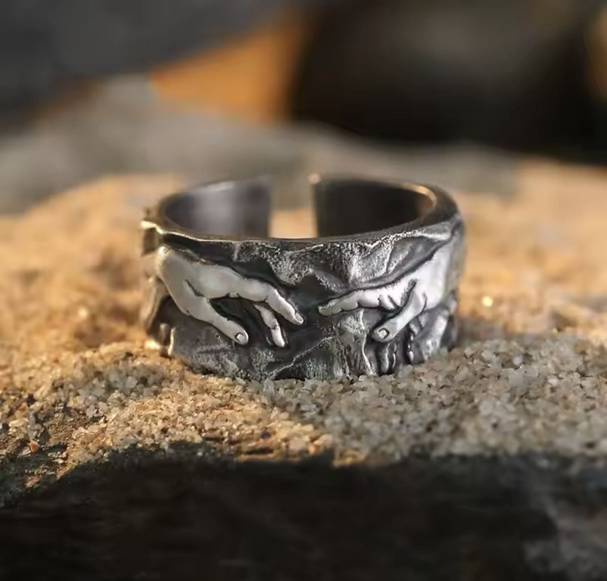 Jewelry "Hand of God" Ring Size ONE SIZE - 1 Thumbnail