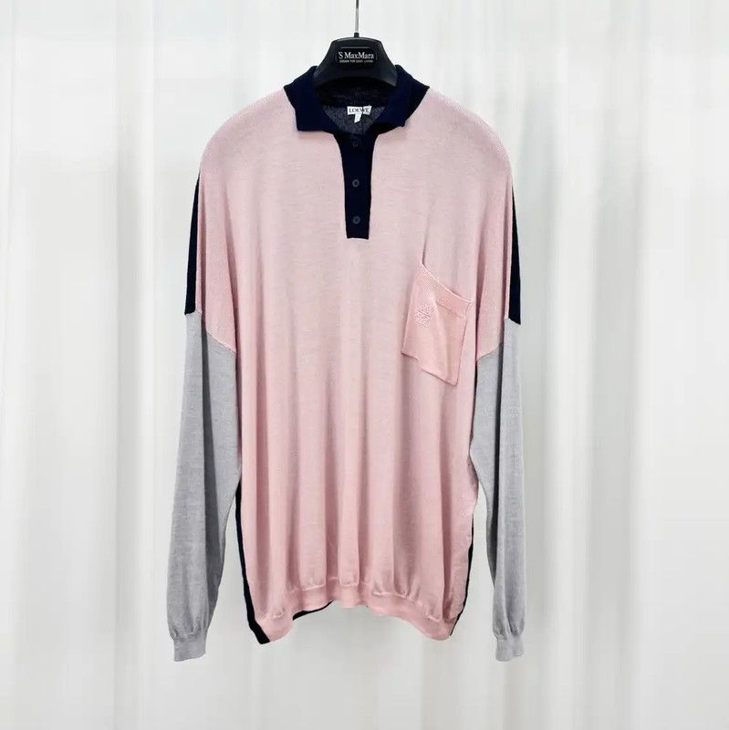 Loewe Loewe Multicolor Wool Embroidered Long Sleeve Knit 0089 Size US XS / EU 42 / 0 - 1 Thumbnail