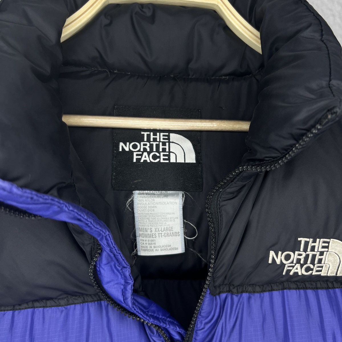 The North Face Vintage The North Face Nuptse 700 Puffer Down Jacket Navy Size US XXL / EU 58 / 5 - 6 Thumbnail