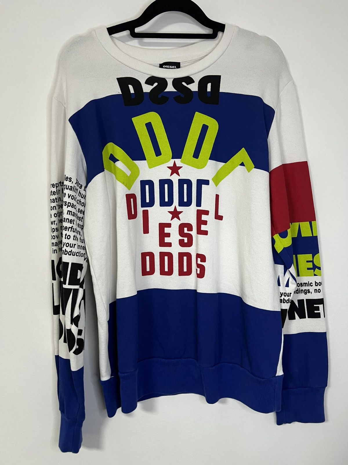Diesel Diesel cotron sweatshirt M crew neck white Size US M / EU 48-50 / 2 - 1 Thumbnail