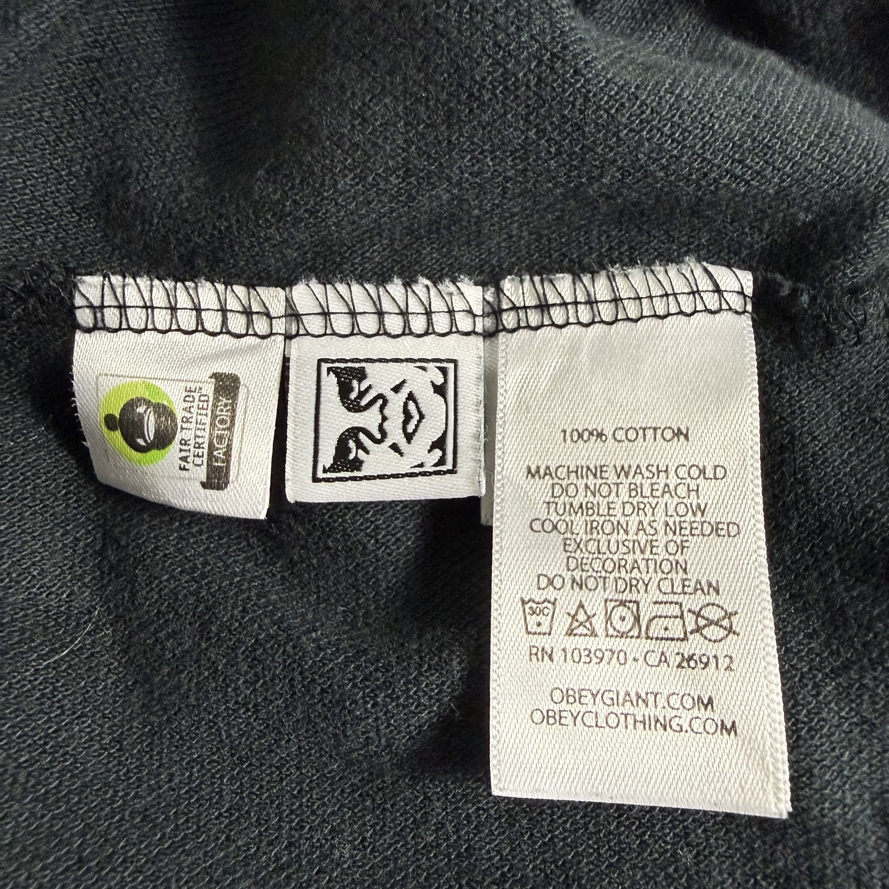 Obey 🔥RARE🔥Vintage Obey Stripes L/Sleeve Polo Shirt Size US L / EU 52-54 / 3 - 6 Thumbnail