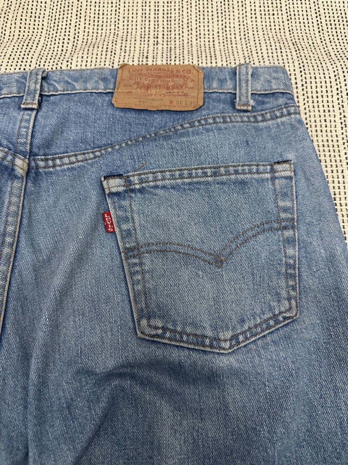 Levi's 🔥🔥🔥Vintage 80s Levi’s 501 Jeans Denim Pants Dragon Size US 34 / EU 50 - 6 Thumbnail