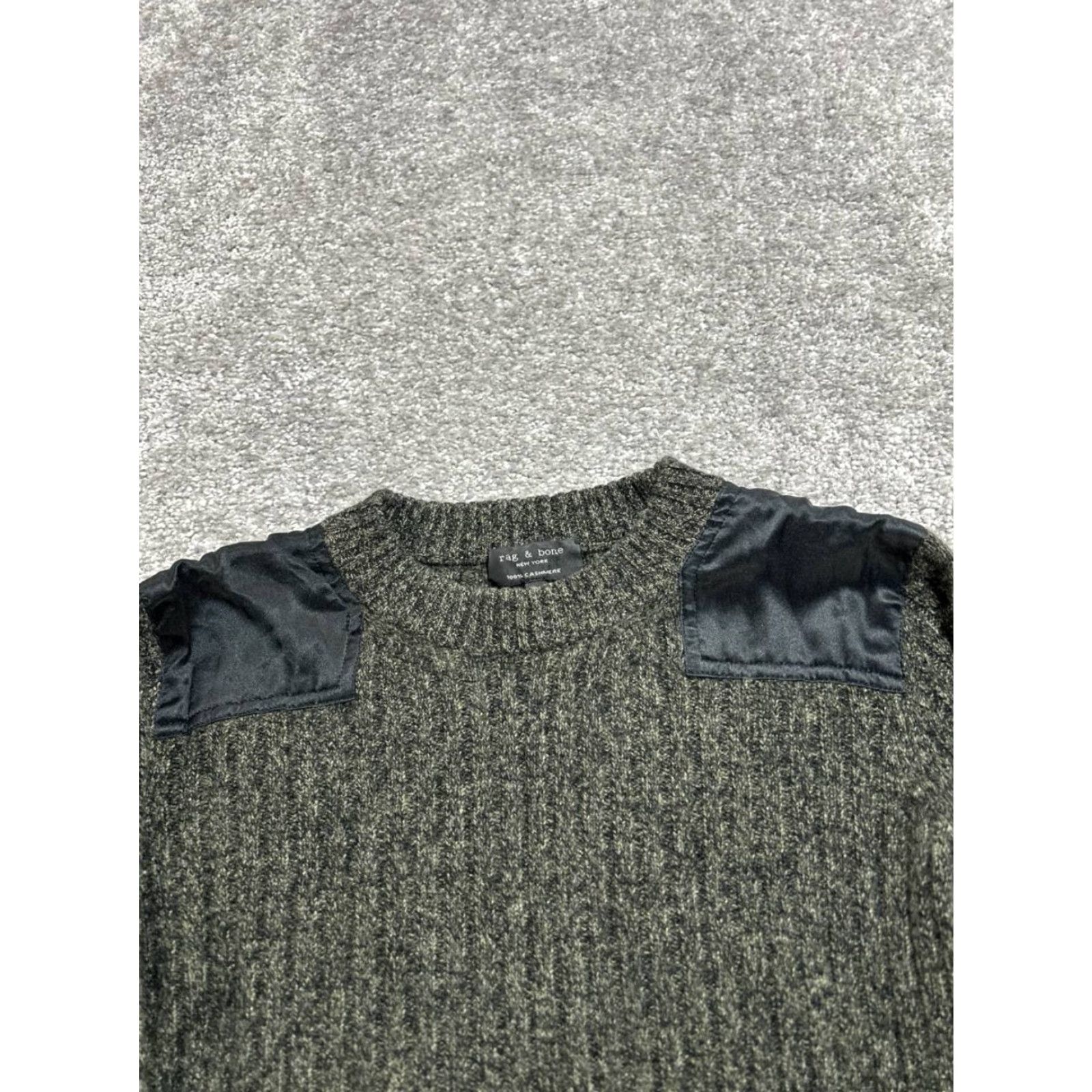 Rag & Bone Rag And Bone New York Sweater Womens XS Gray Cashmere Crew Neck High Low Hem Sweater Pullover Casual Womens XS Grey Cashmere Crew Neck Rag & Bone Size XS / US 0-2 / IT 36-38 - 3 Thumbnail