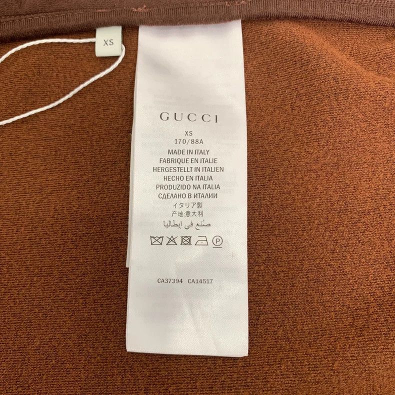 Gucci Gucci Brown logo letter print stitching cotton jacket 2501- Size US XS / EU 42 / 0 - 6 Thumbnail