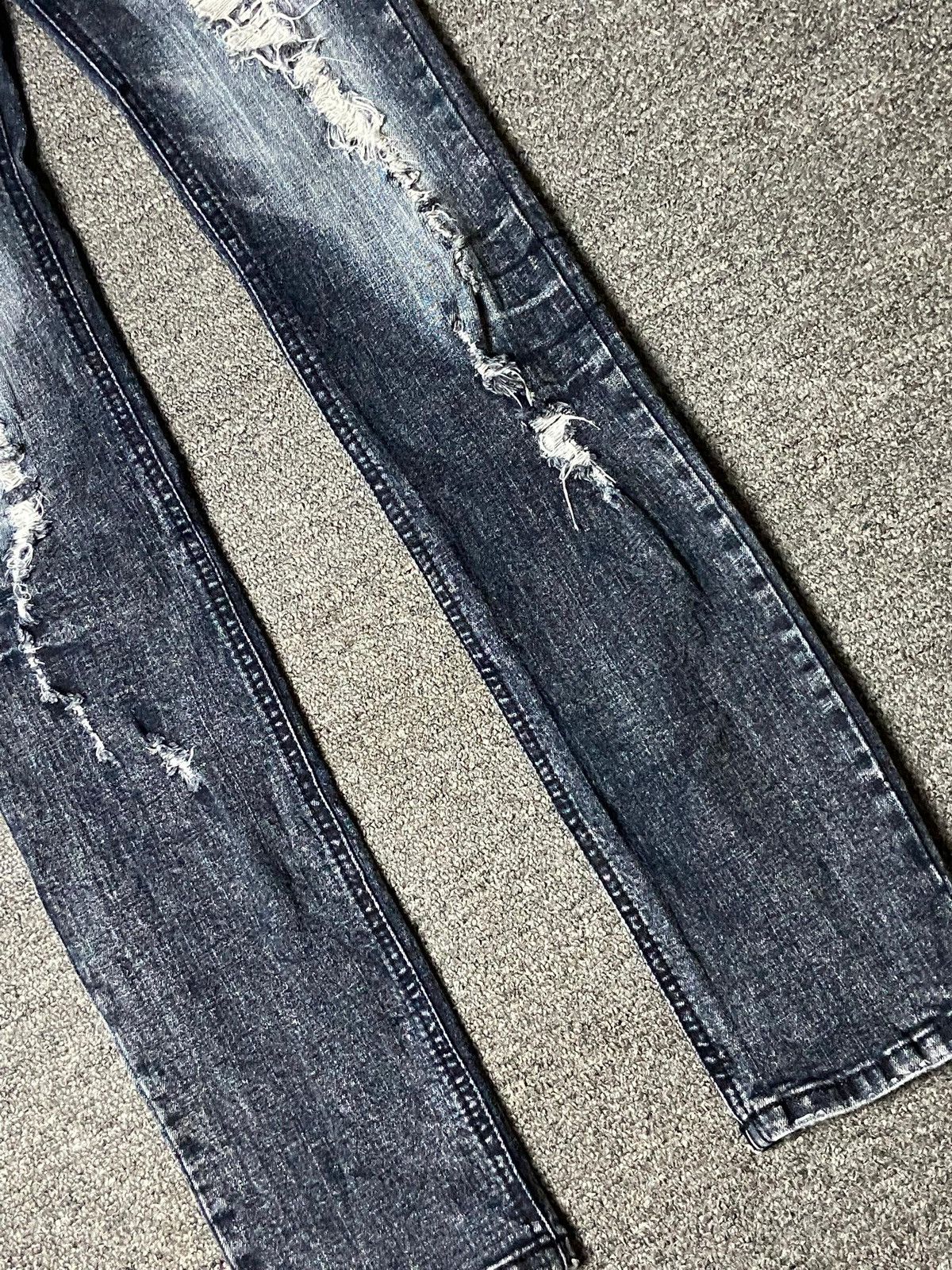 Japanese Brand Witty & Pitty Brand Distressed Ripped Jeans (158) Size US 26 / EU 42 - 7 Thumbnail