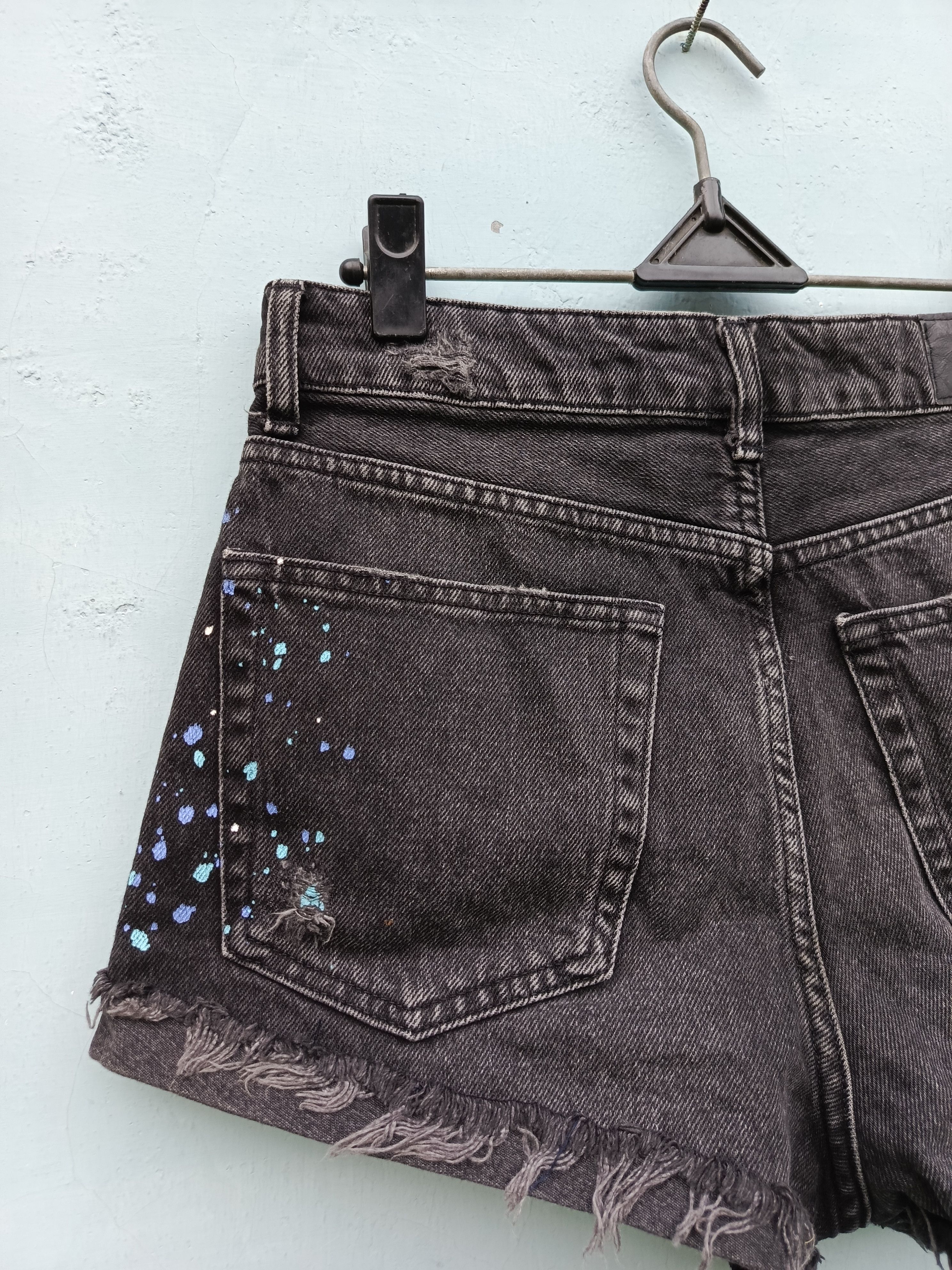 Bershka Distressed denim bershka short pants Size 36" / US 14 / IT 50 - 5 Thumbnail