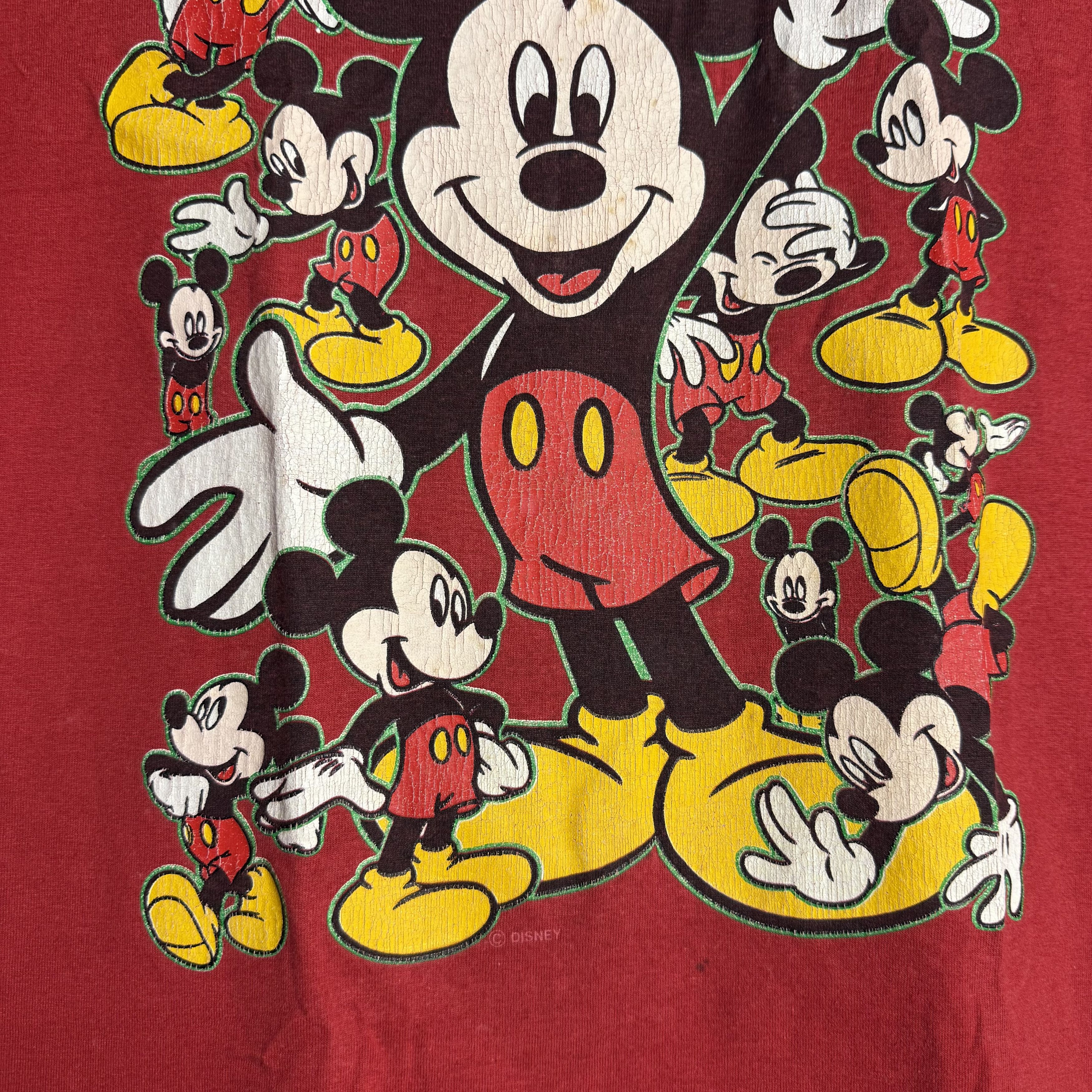 Mickey Mouse 🔥RARE🔥Vintage Mickey Mouse Disney Unlimited OVP T-shirt Size US L / EU 52-54 / 3 - 3 Thumbnail