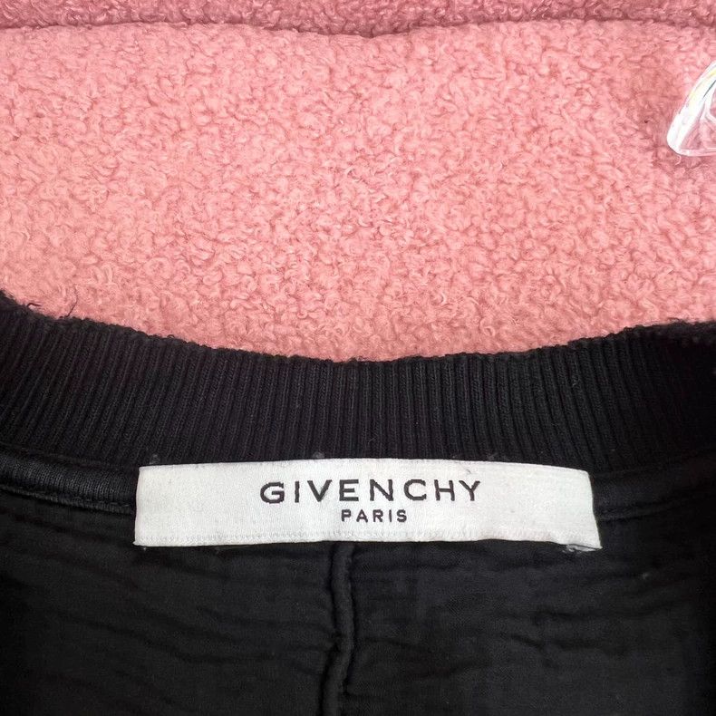 Givenchy Givenchy Black Large Destructive Logo Hoodie Size US XS / EU 42 / 0 - 3 Thumbnail