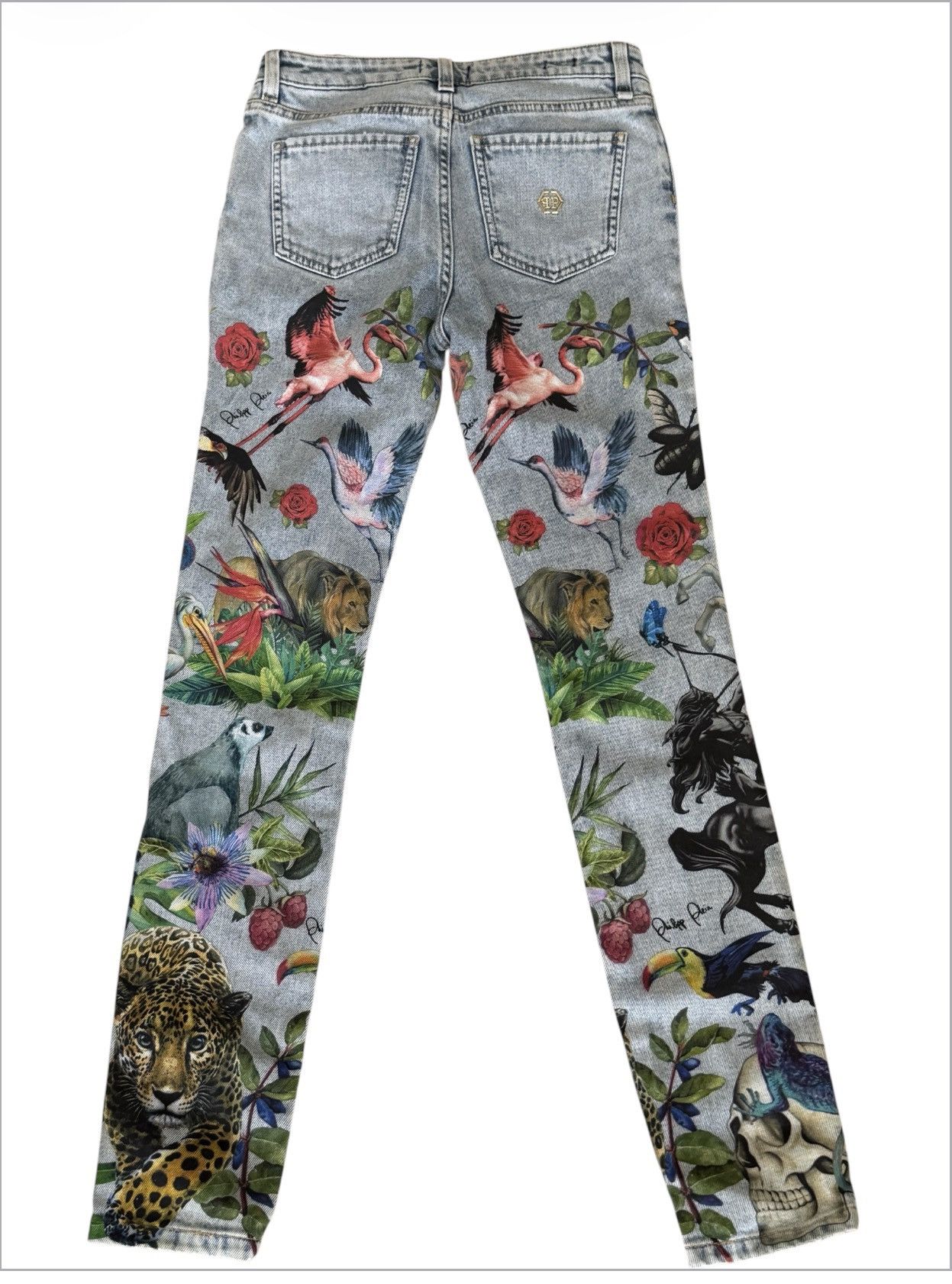 Philipp Plein Philipp Plein Miss Slim Fit “Jungle” Size 26" / US 2 / IT 38 - 3 Thumbnail