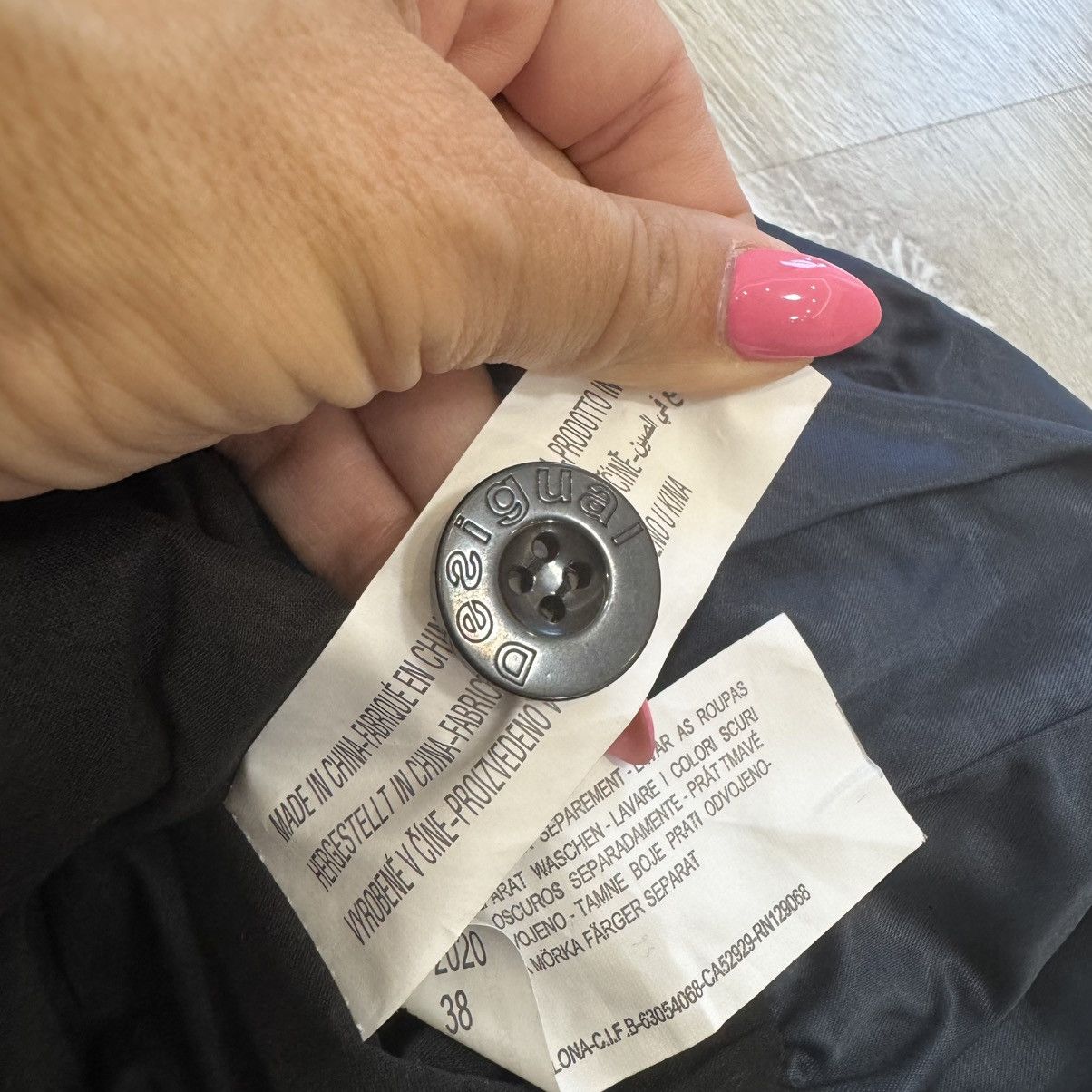 Desigual DESIGUAL women's skirt 61%cotton 38%polyester 1%metalic 38 Size 26" / US 2 / IT 38 - 7 Thumbnail