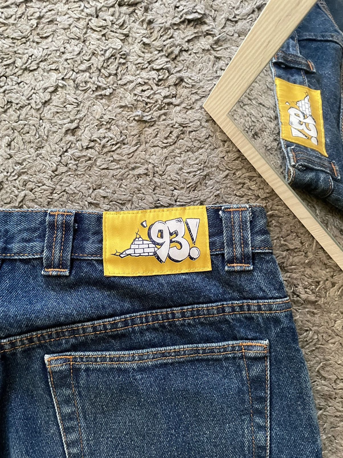 Polar Skate Co. × Vintage 93 Polar Skate Co. Denim Pants Streetwear Sk8 Vintage Logo Size US 34 / EU 50 - 13 Thumbnail