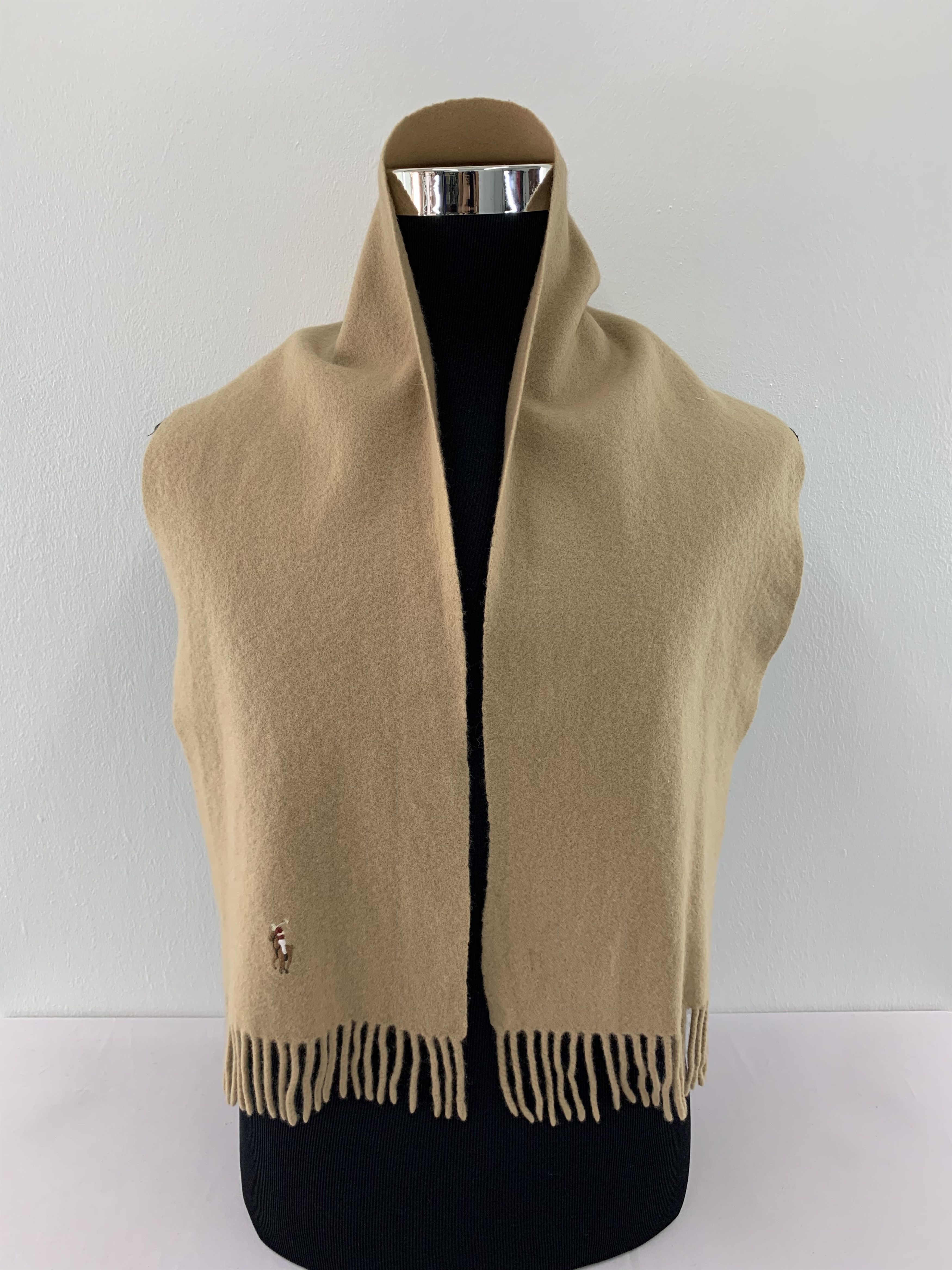 Polo Ralph Lauren Polo Ralph Lauren Scarf Wool Muffler Neck Wrap BL4221 Size ONE SIZE - 1 Thumbnail