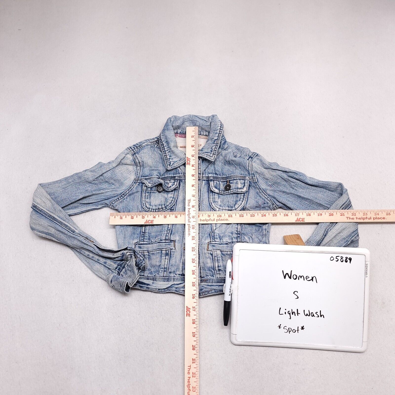 Mossimo Mossimo Casual Button Denim Jean Jacket Womens Size S Blue Size S / US 4 / IT 40 - 6 Thumbnail