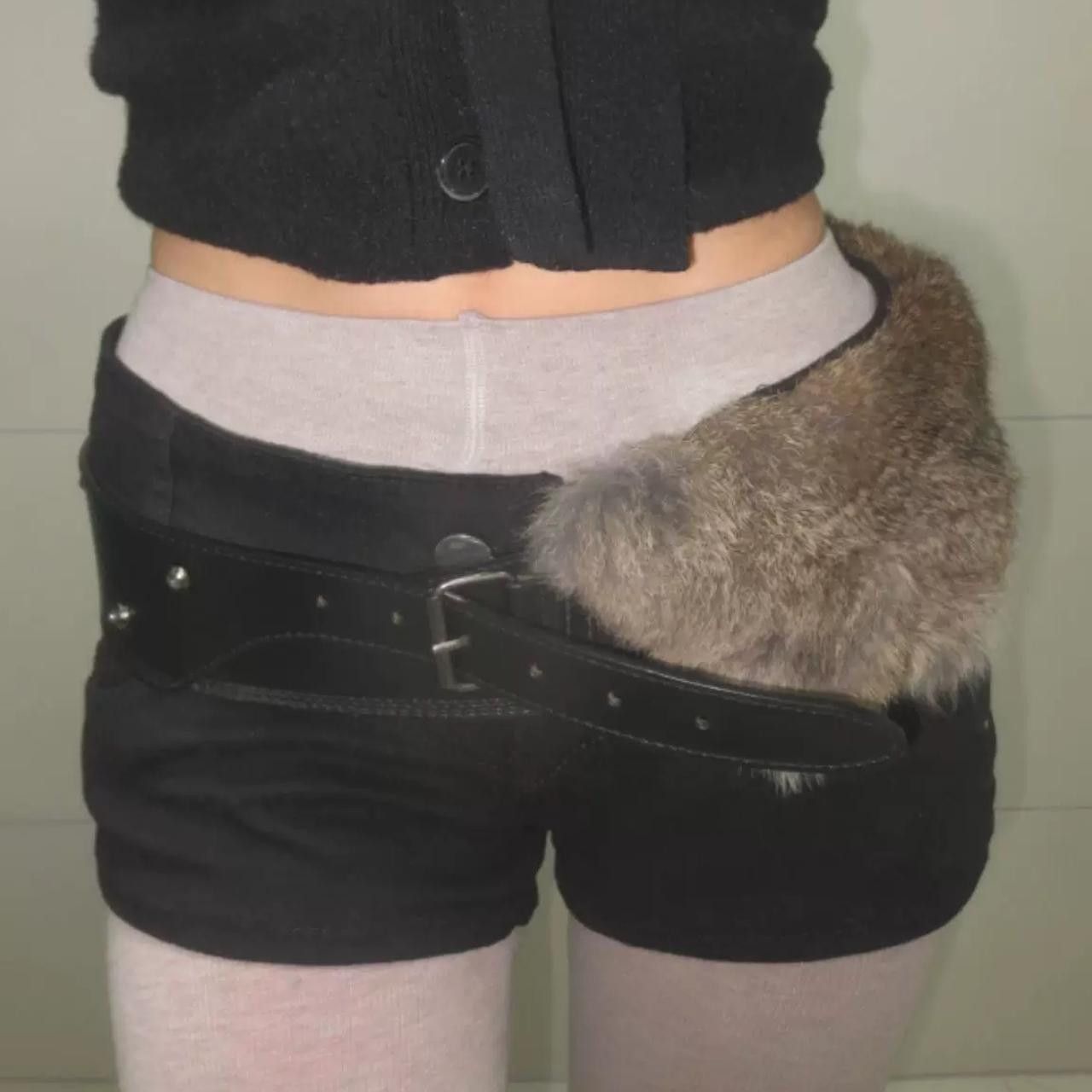 Japanese Brand Y2K Retro Chunky Oversized Fur Belt Size ONE SIZE - 4 Thumbnail