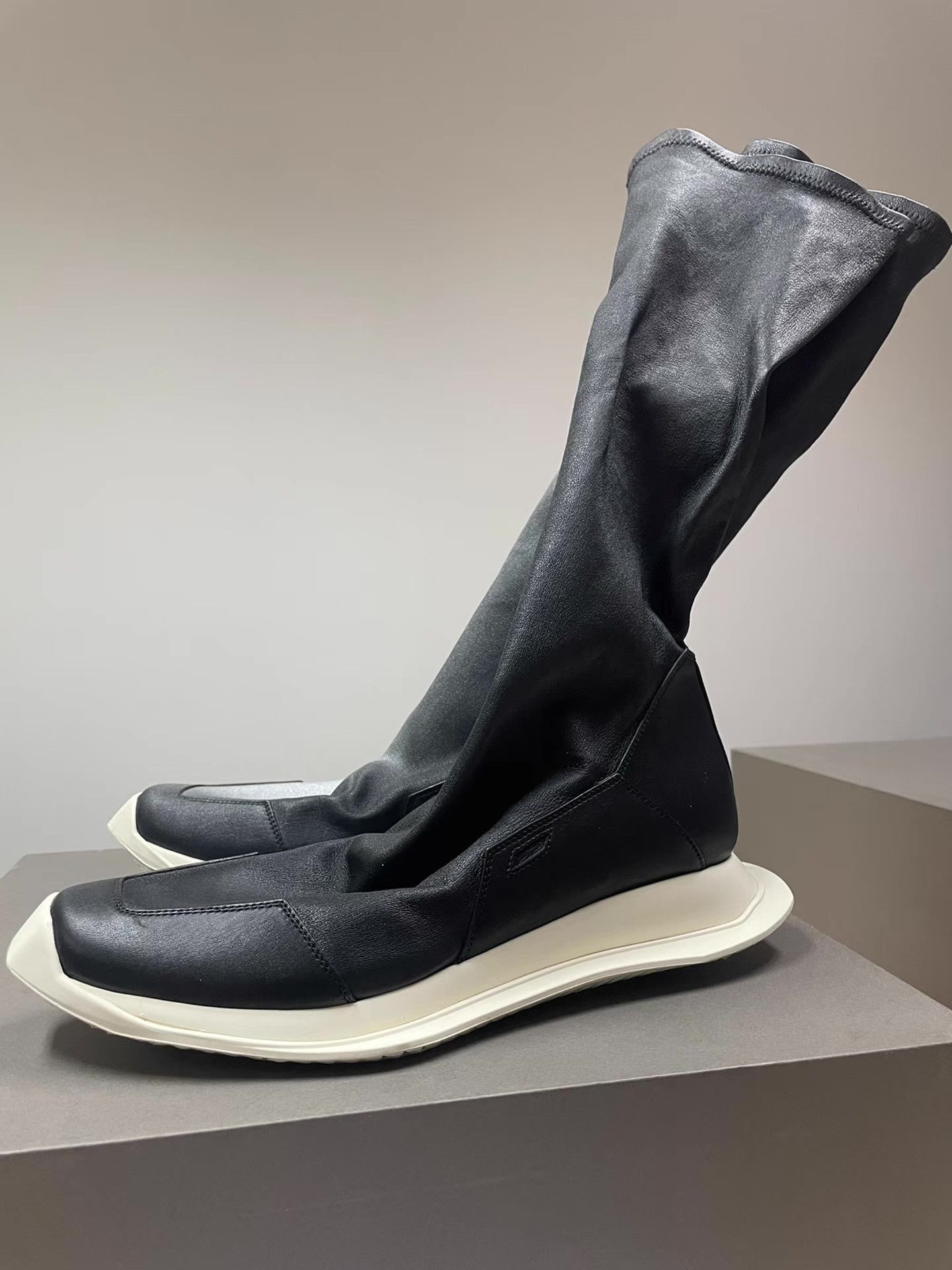 Rick Owens Rick Owens Gradient Lambskin Ramones Boots Ｑ21 Size US 8 / EU 41 - 2 Thumbnail