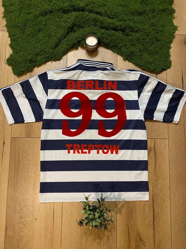 Adidas Hertha BSC 1997-98 Home Shirt XL Adidas Vintage Size US XL / EU 56 / 4 - 12 Thumbnail