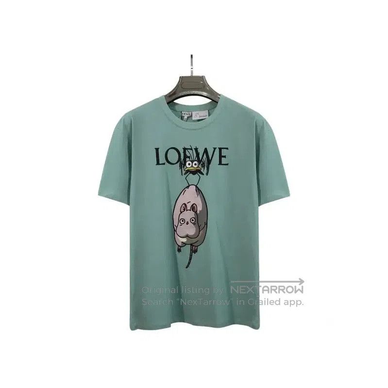 Other Loewe Summer Lake Blue Cotton Embroidered T-Shirt . Size S / US 4 / IT 40 - 8 Thumbnail