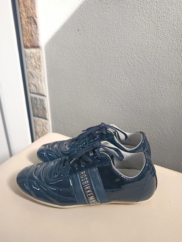 Dirk Bikkembergs Leather DB Trainers Shoes Football Sneakers Rare opium Size US 7 / IT 37 - 9 Thumbnail