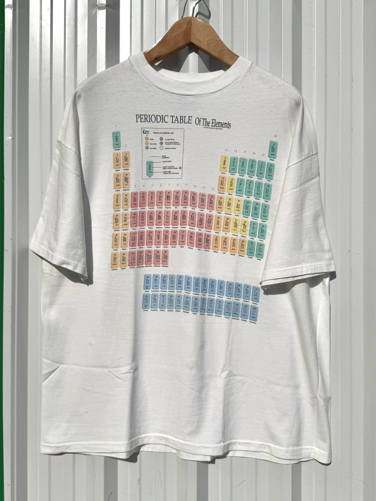 💥Vintage Periodic table of the elements 1993 science T-shirt