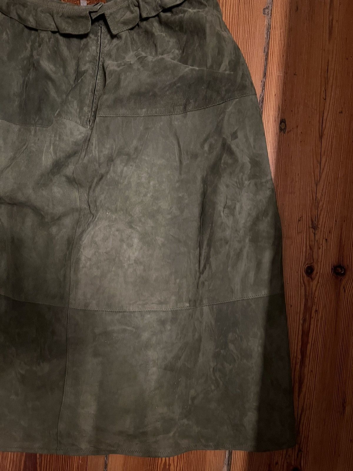 Roberto Cavalli × Vintage Roberto cavalli skirt 70’s vintage leather Size 26" / US 2 / IT 38 - 3 Thumbnail