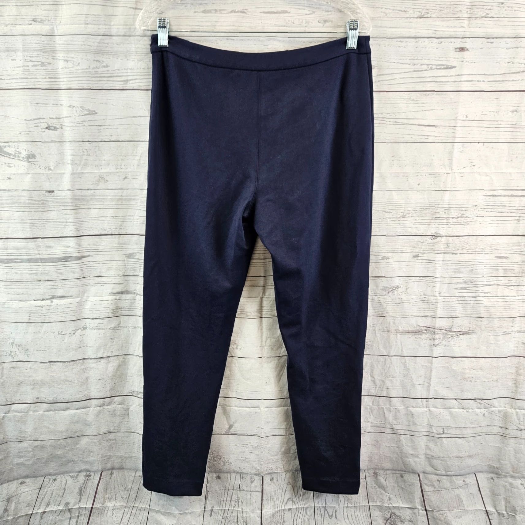 Pendleton Pendleton Womens Ponte Knit Pants Sz 10 Blue Mid Rise Side Zip Rayon Blend Shirt? Size 32" / US 10 / IT 46 - 3 Thumbnail