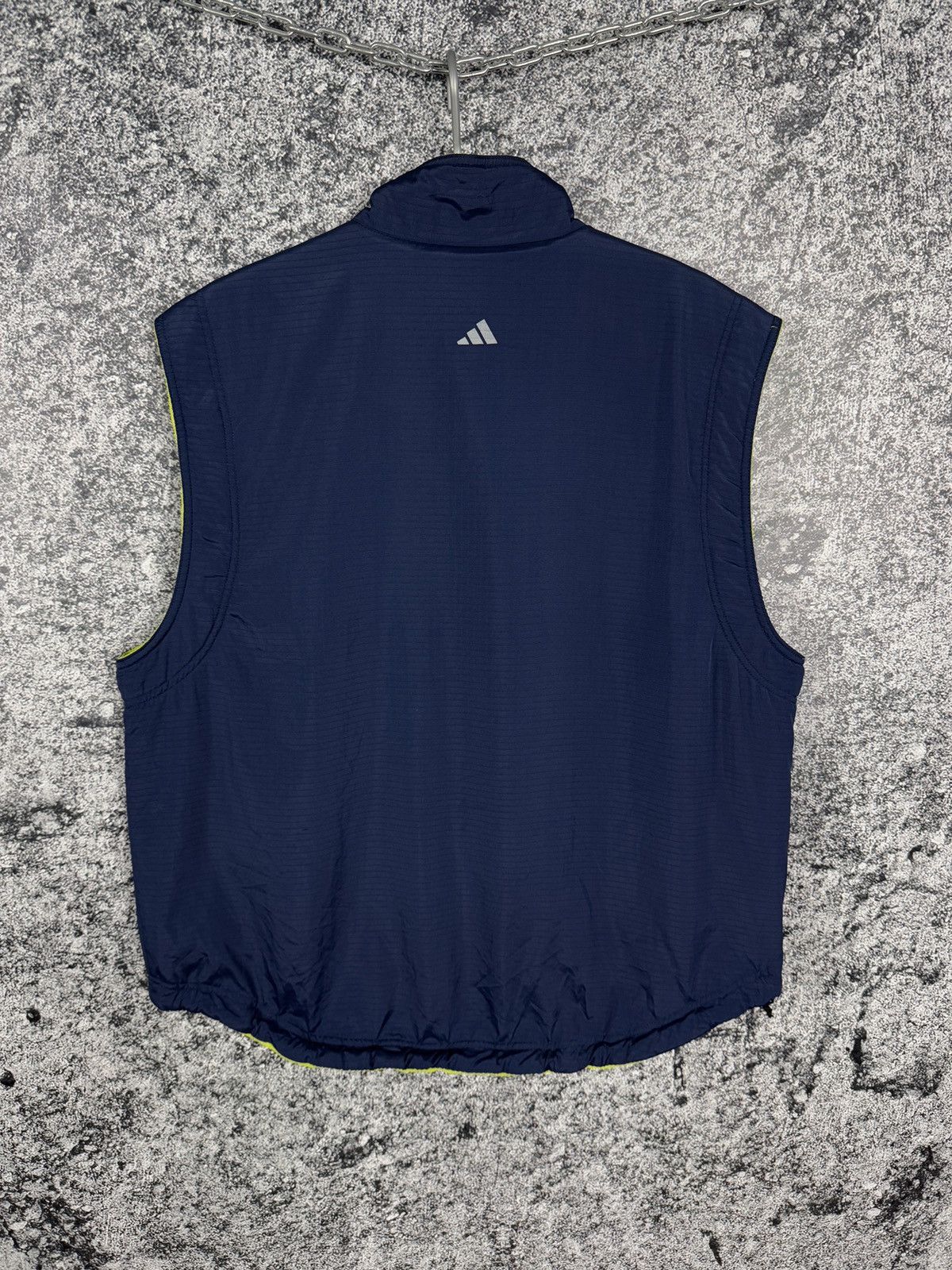 Adidas Adidas Vintage 90a Reversible Vest Full Zip Gilet Y2K Size L Size US L / EU 52-54 / 3 - 11 Thumbnail