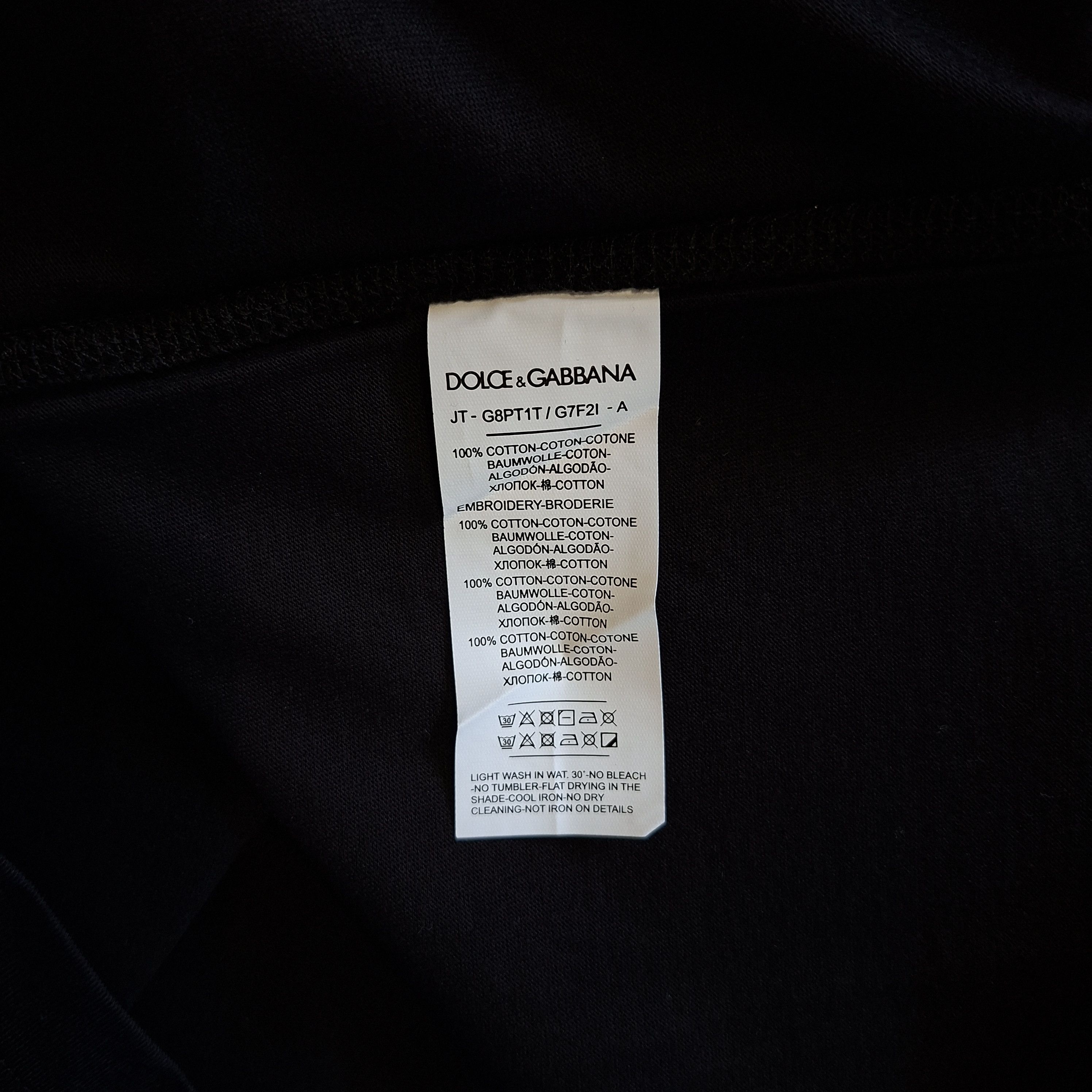 Dolce & Gabbana Dolce Gabbana t shirt size L 50 Size US L / EU 52-54 / 3 - 5 Thumbnail