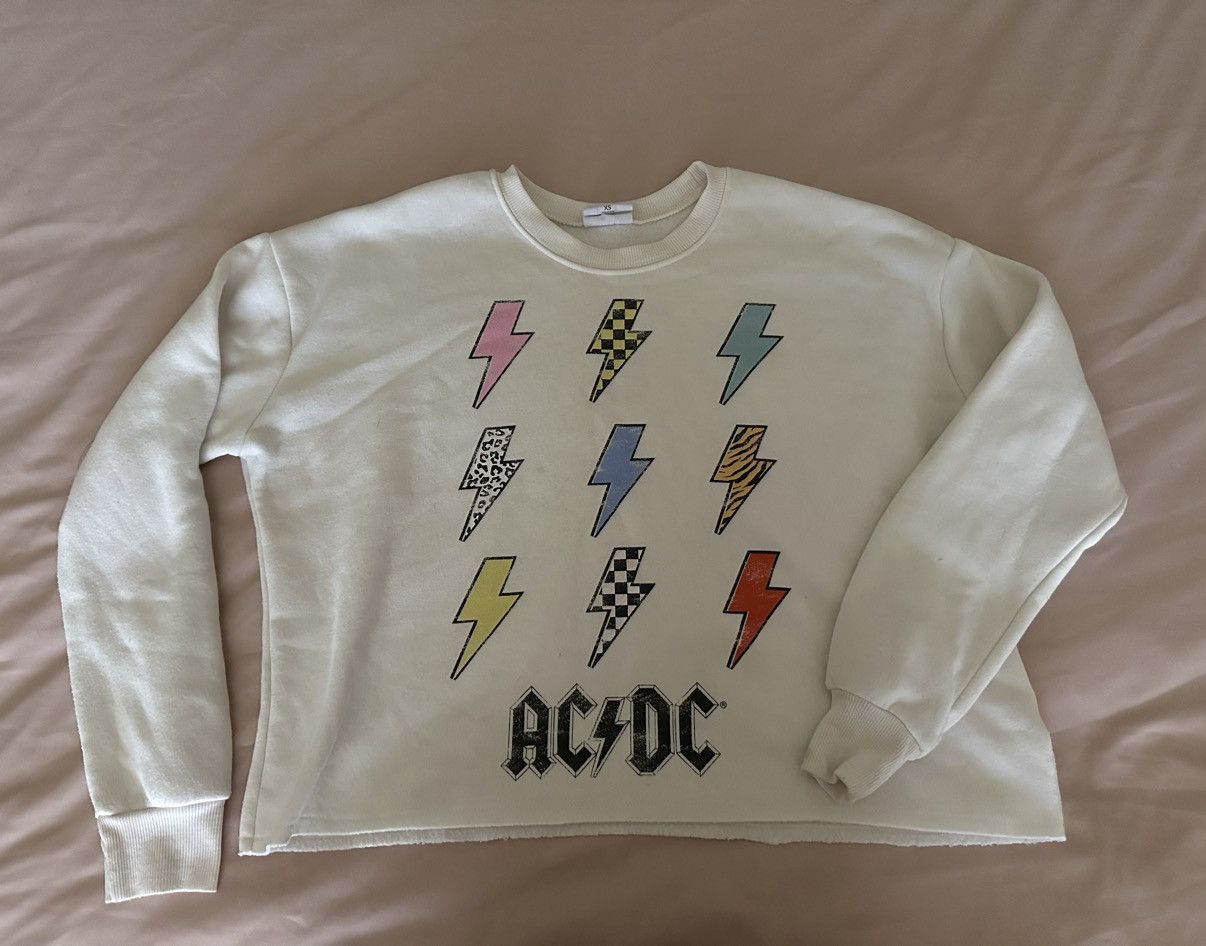 Other Oversized AC/DC Graphic Band Sweatshirt Size XS / US 0-2 / IT 36-38 - 1 Thumbnail