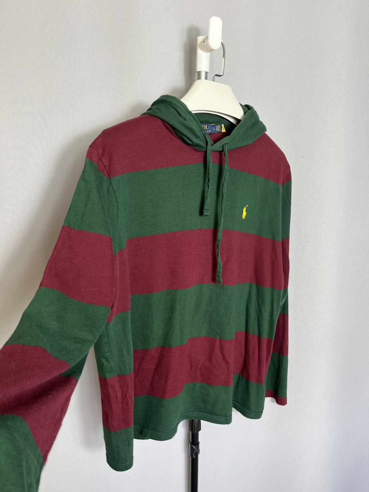 Polo Ralph Lauren Polo Ralph Lauren hoodie light striped long sleeve cotton Size US L / EU 52-54 / 3 - 3 Thumbnail